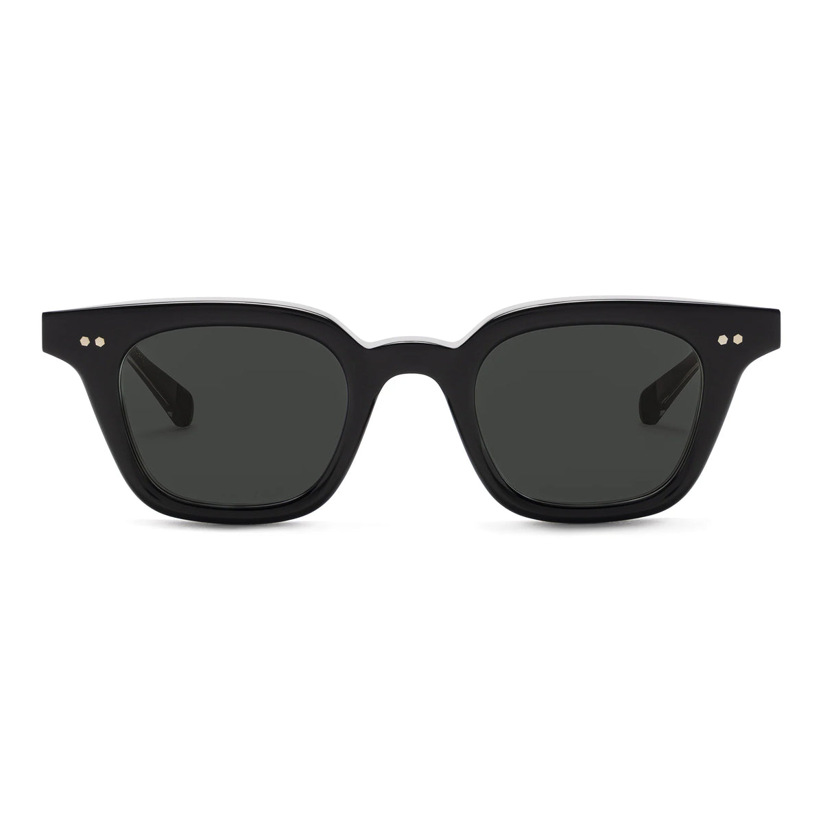 Native Sons Rams 47 Sunglasses in Black / White Gold #Color_Black / White Gold