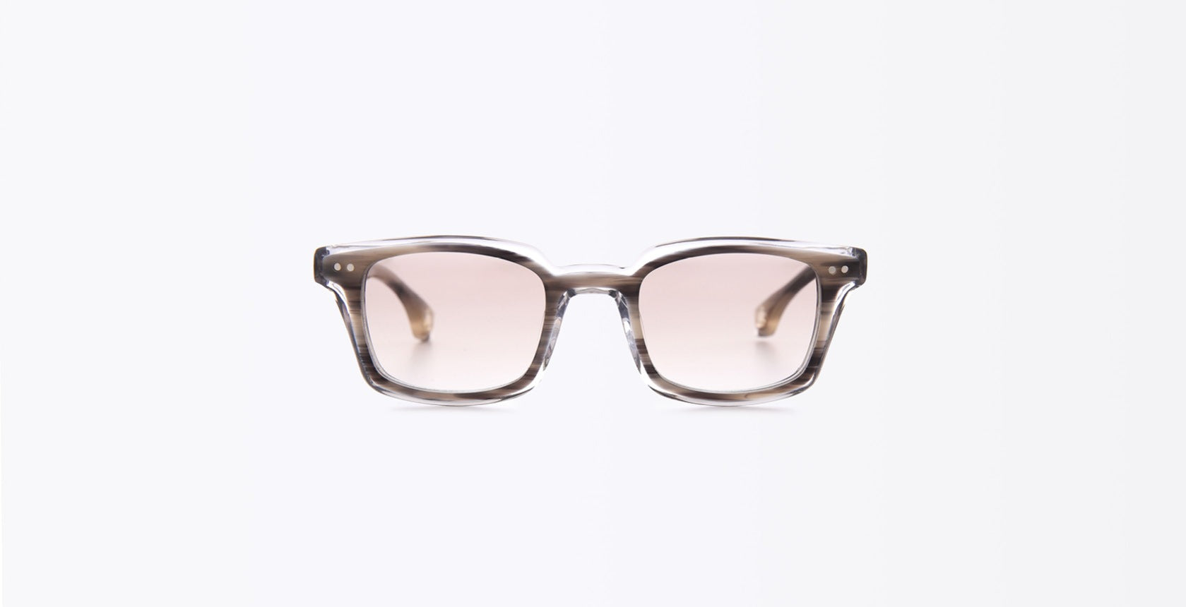 Blake Kuwahara Nelson Optical in Grey Horn