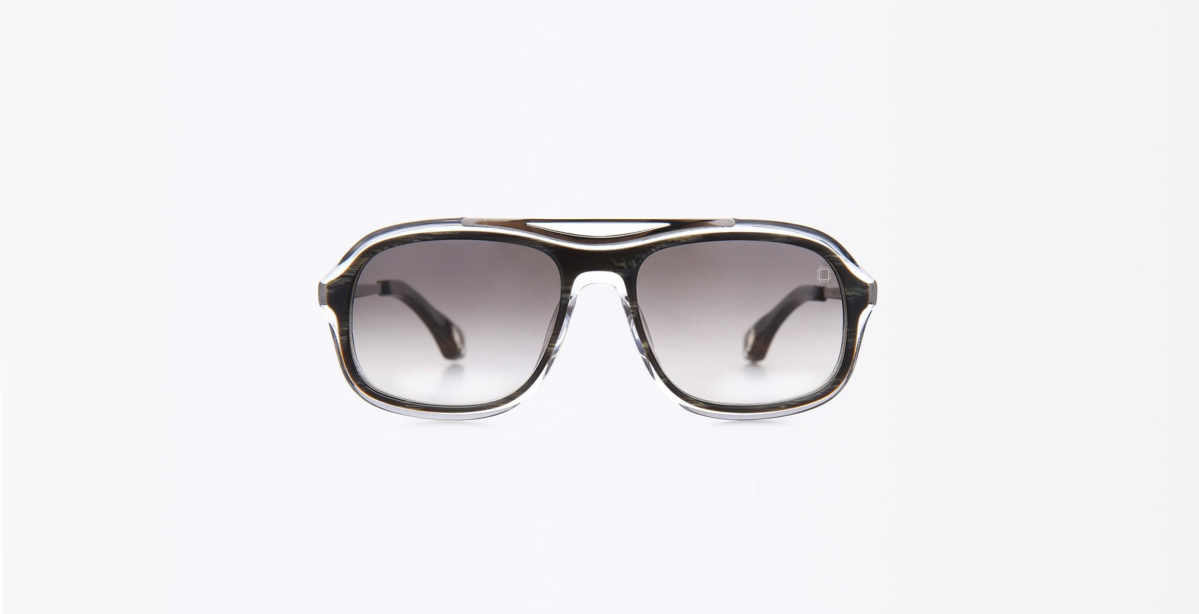 Blake Kuwahara Niemeyer Sunglasses in Black Horn