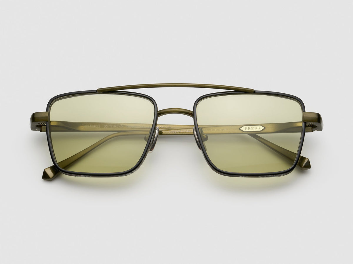 Press Octopus Sunglasses in CAMO/LIGHT GREEN