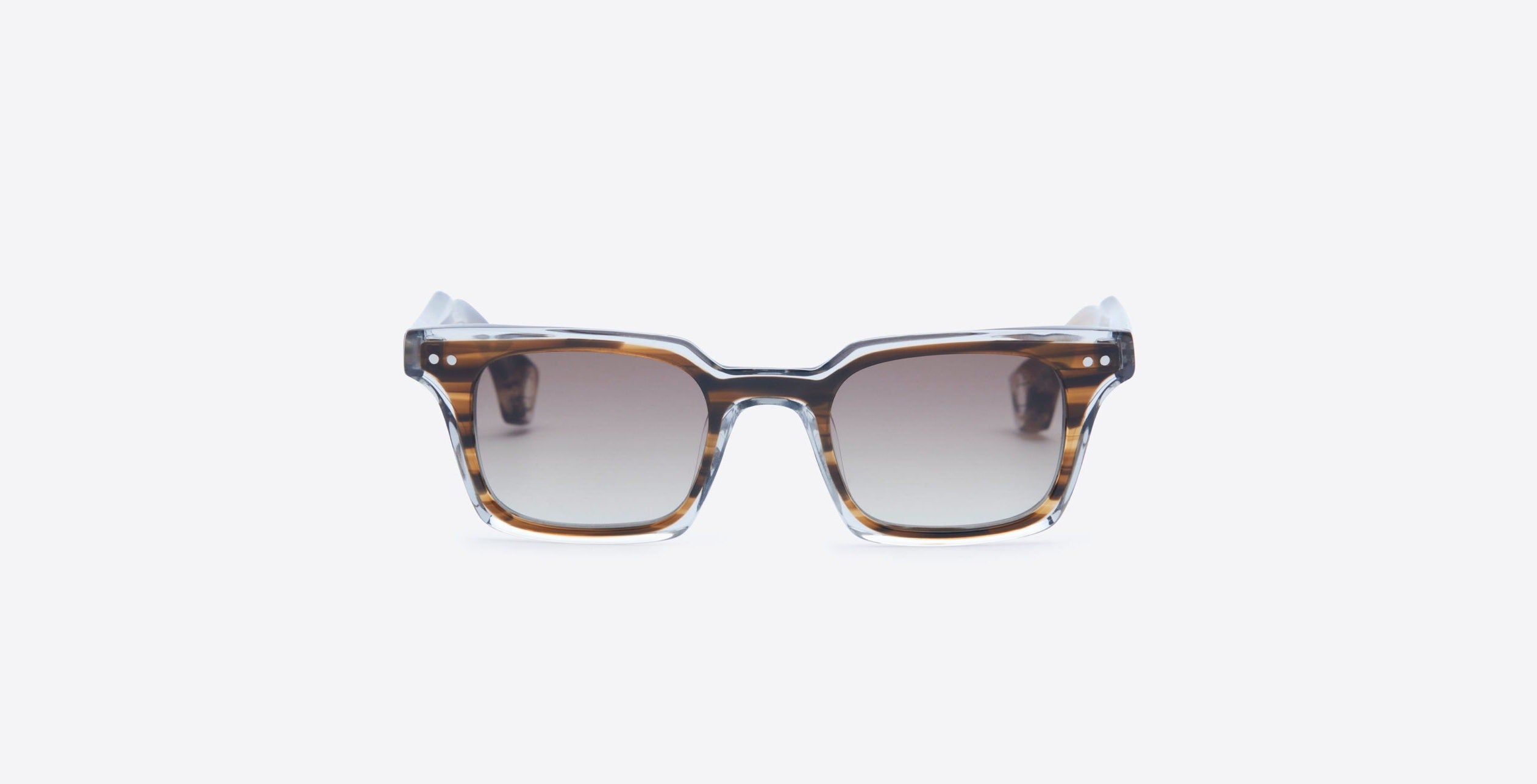 Blake Kuwahara Portman Sunglasses in Light Brown Horn
