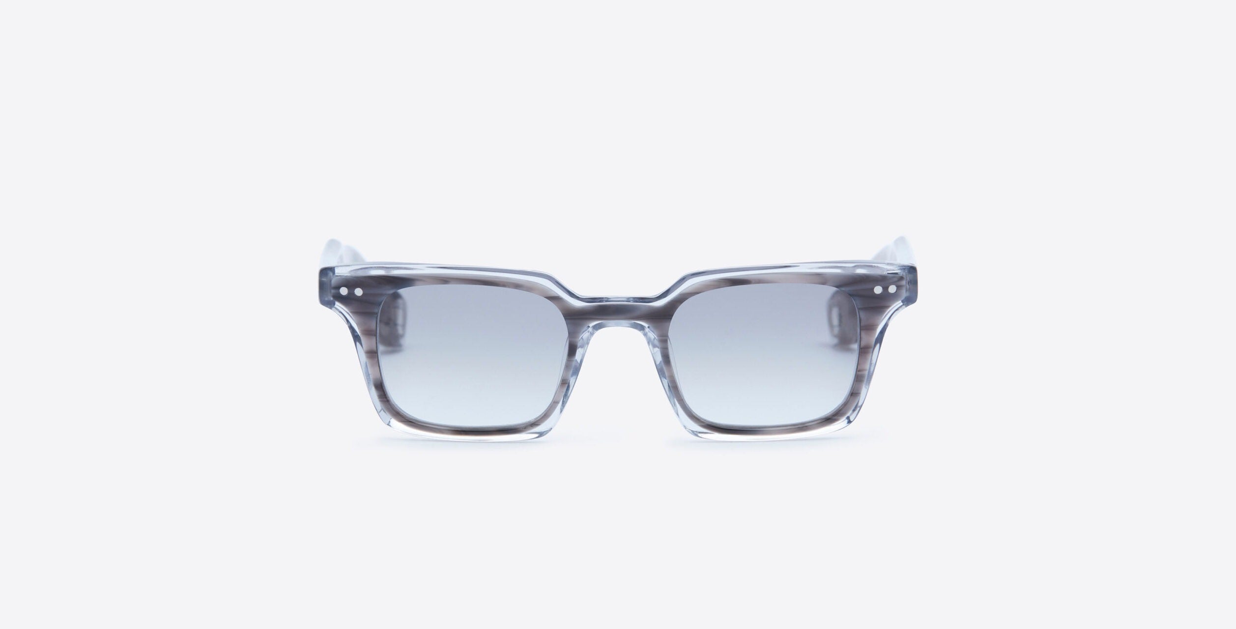 Blake Kuwahara Portman Sunglasses in Light Grey Horn