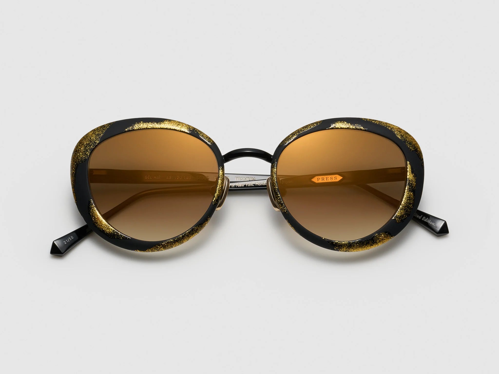 Press Bel Air Gold Leaf Sunglasses