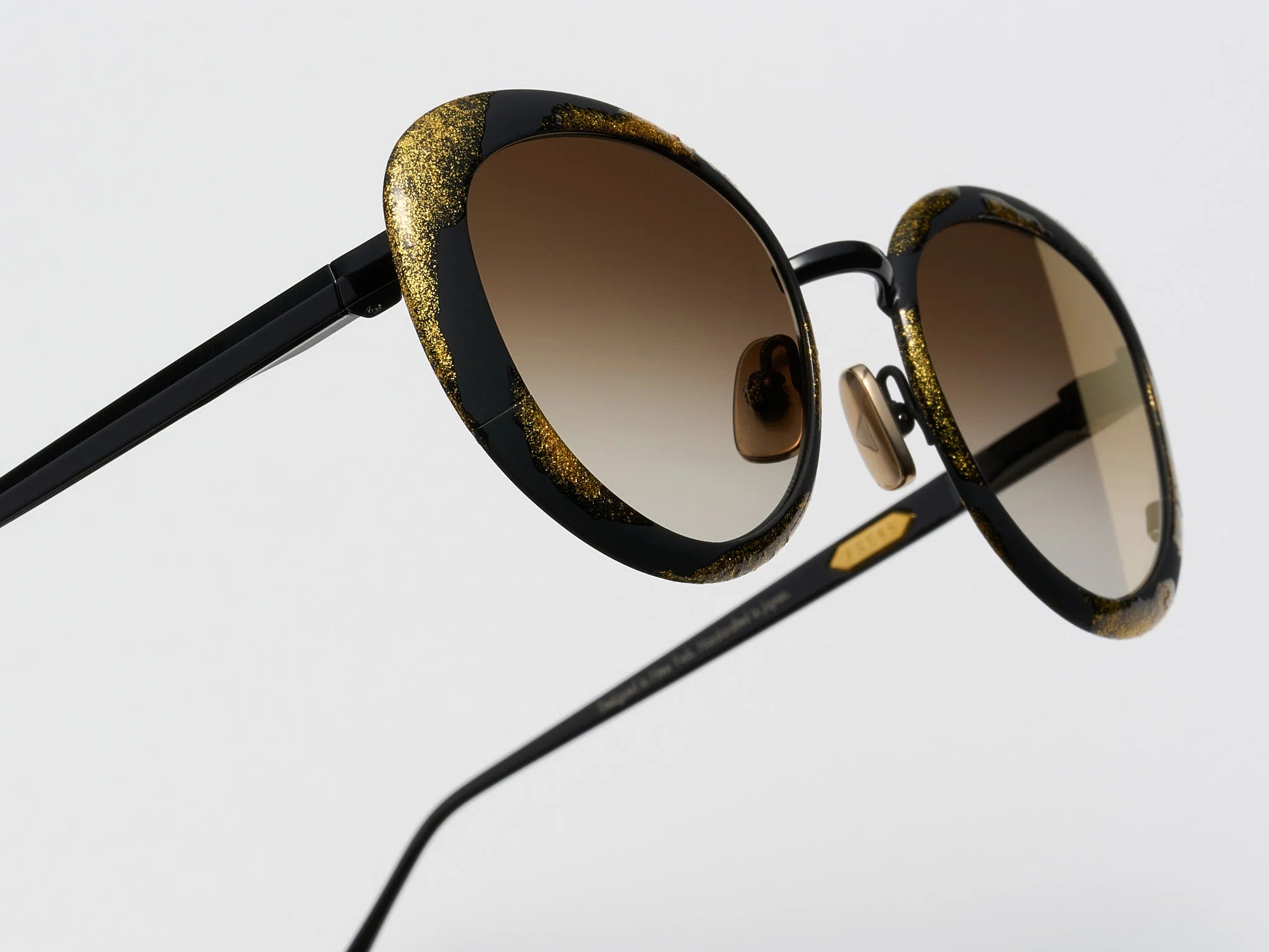 Press Bel Air Gold Leaf Sunglasses