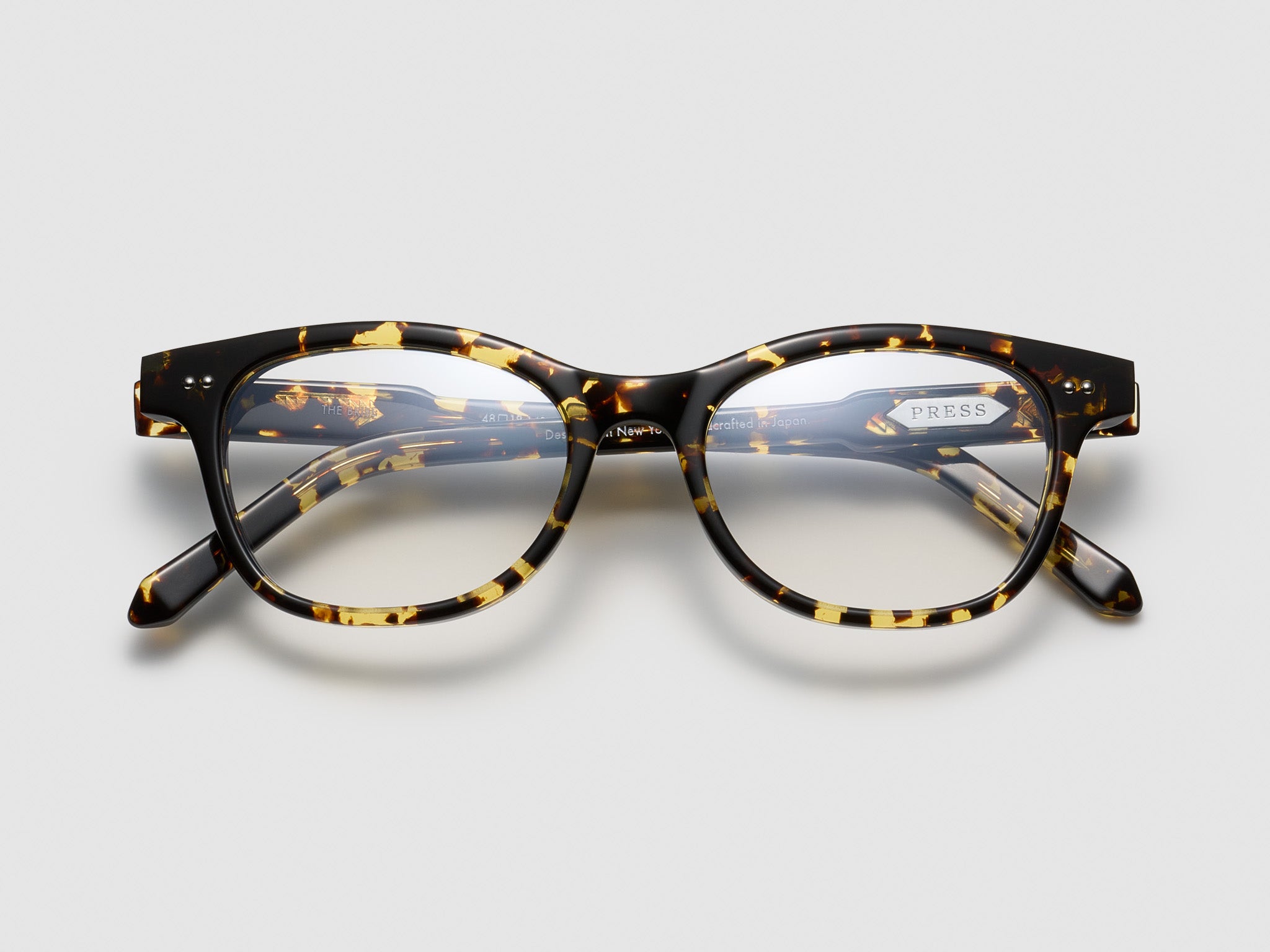 Press The Bribe Optical Tokyo Tortoise / Silver