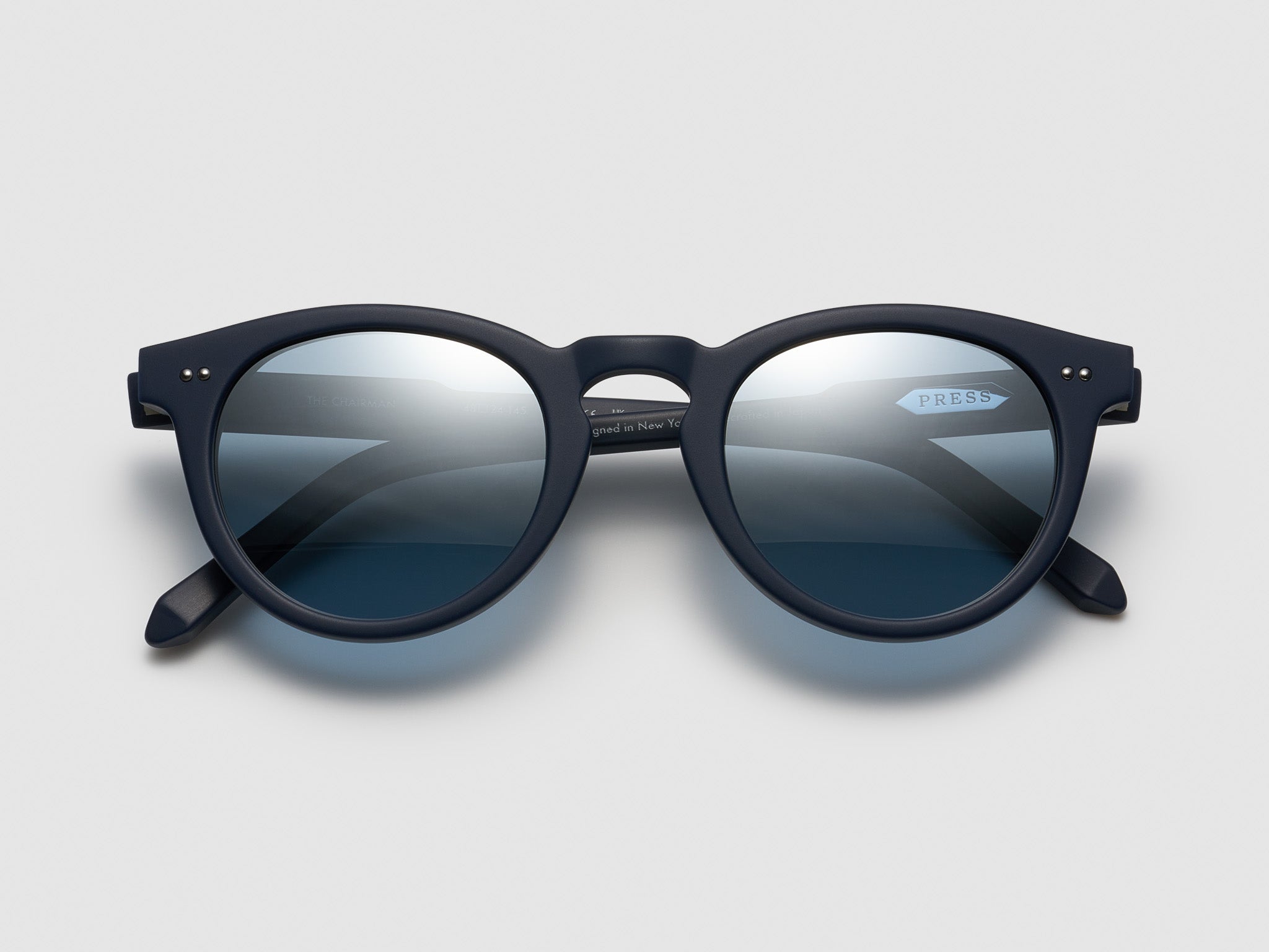 Press The Chairman Matte Navy / Silver
