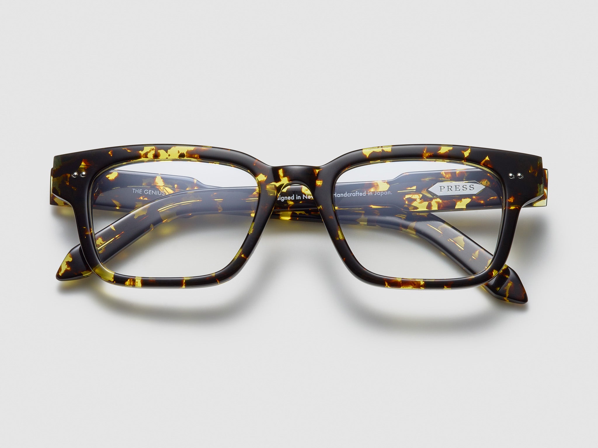 Press The Genius Optical Tokyo Tortoise / Silver