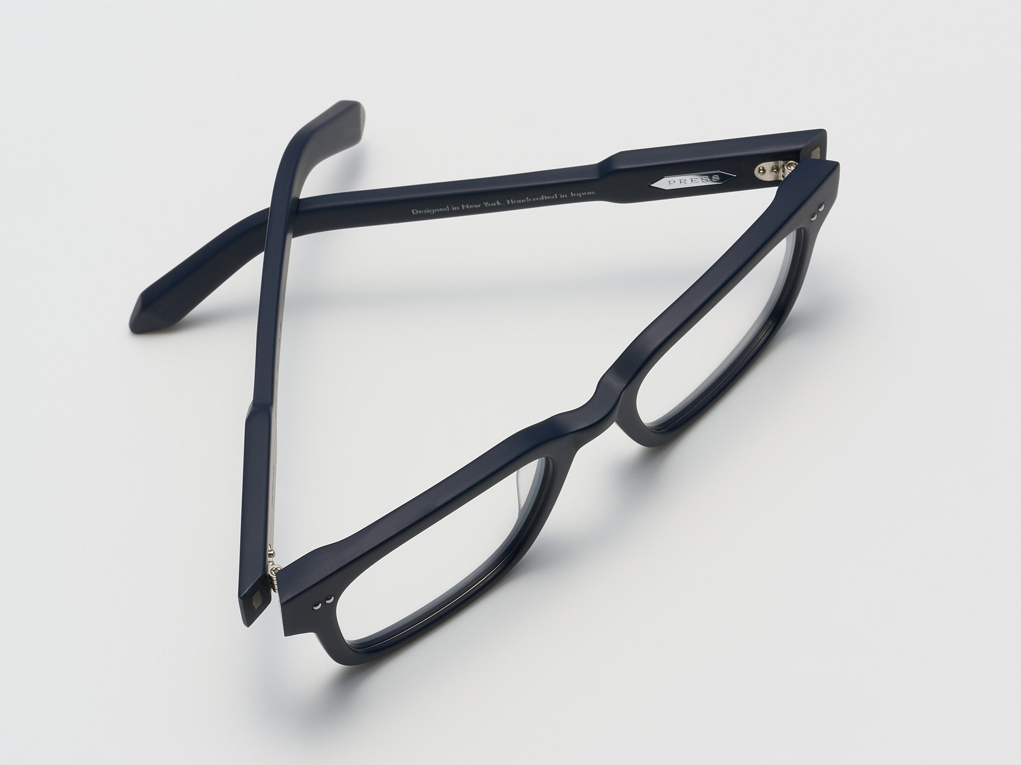 Press The Genius Optical Matte Navy / Silver