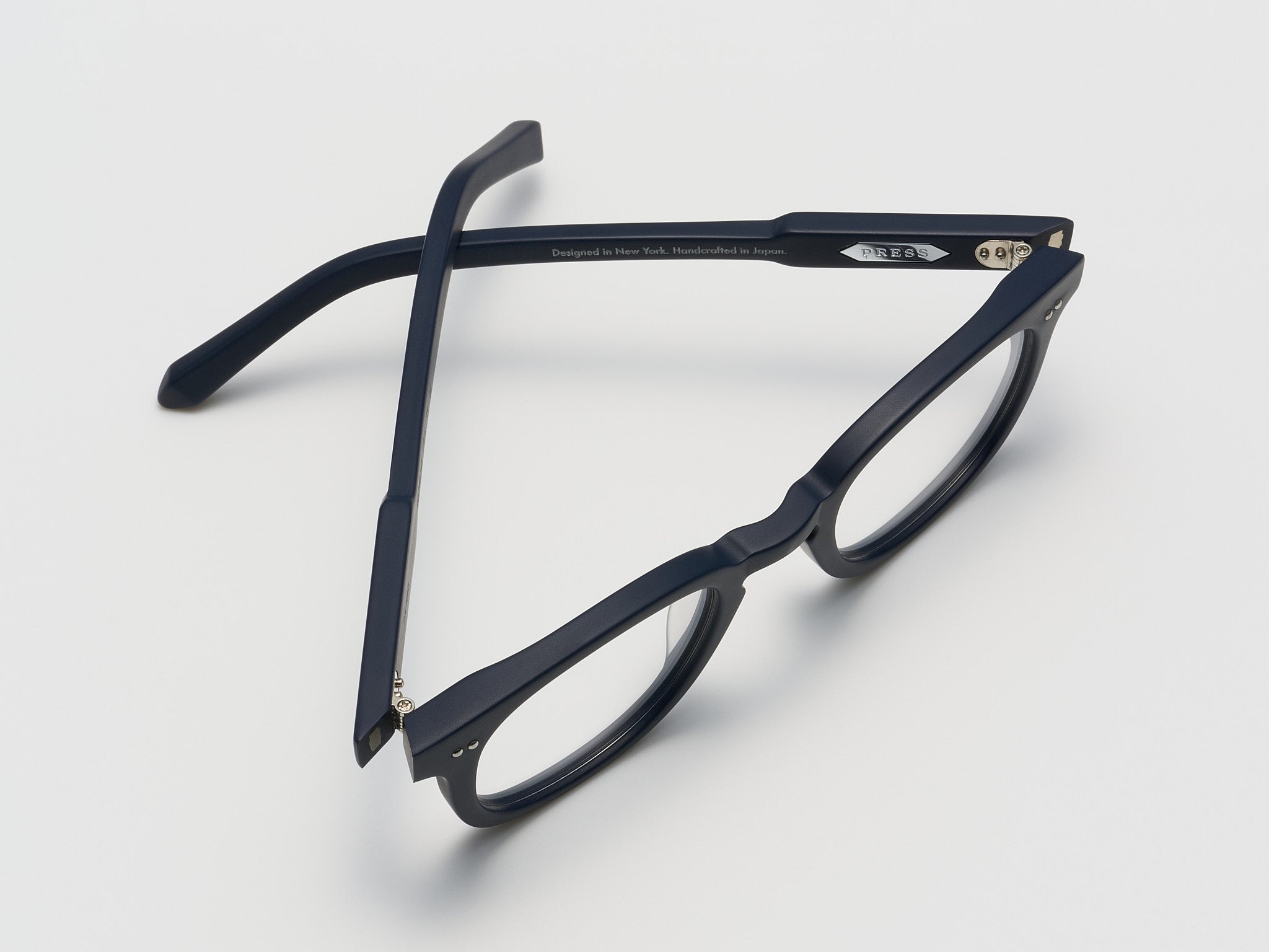 Press The Rebel Optical Matte Navy / Silver