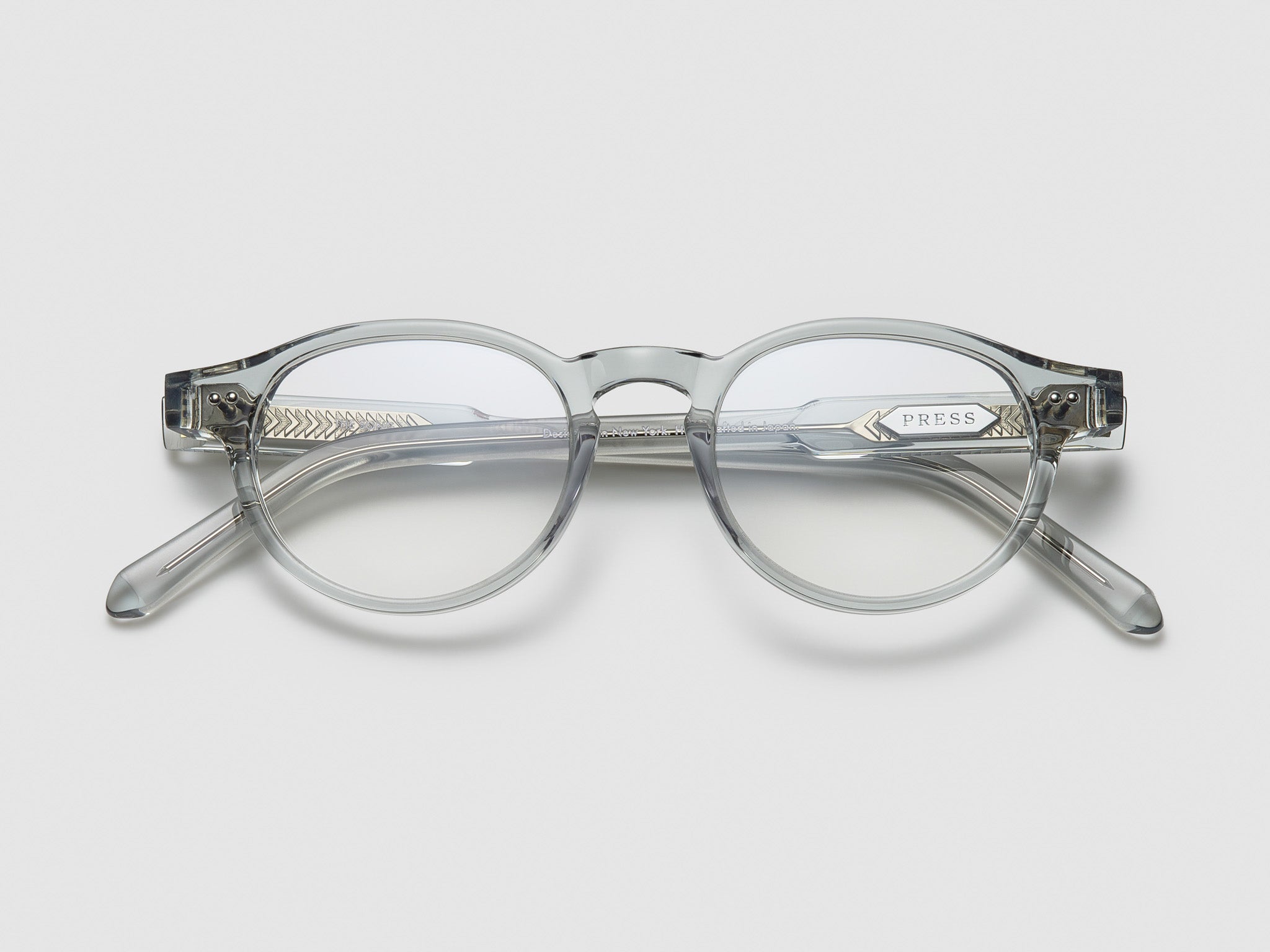 Press The Song Optical Smoke Crystal / Silver