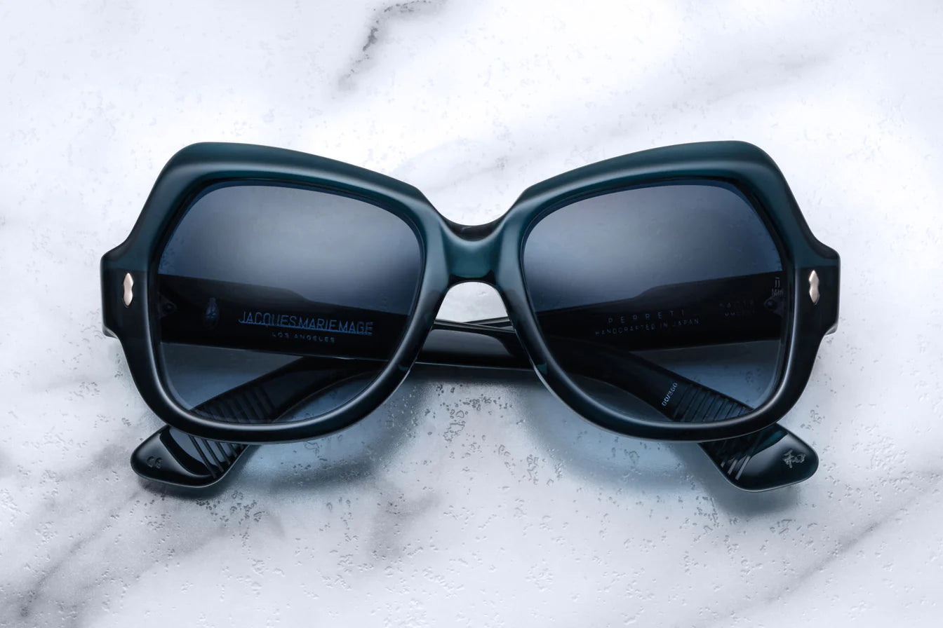 Jacques Marie Mage Perreti in 9F Indigo Denim Gradient - Luxury Eyewear