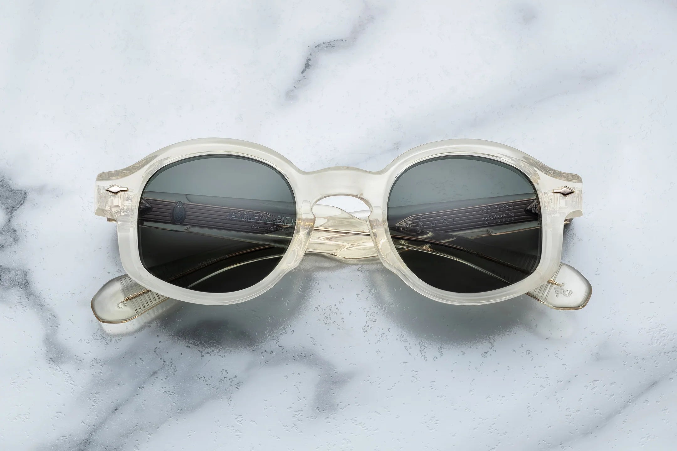 Jacques Marie Mage Petrus (Sunglasses) in 14Q Brut Spruce - Luxury Eyewear