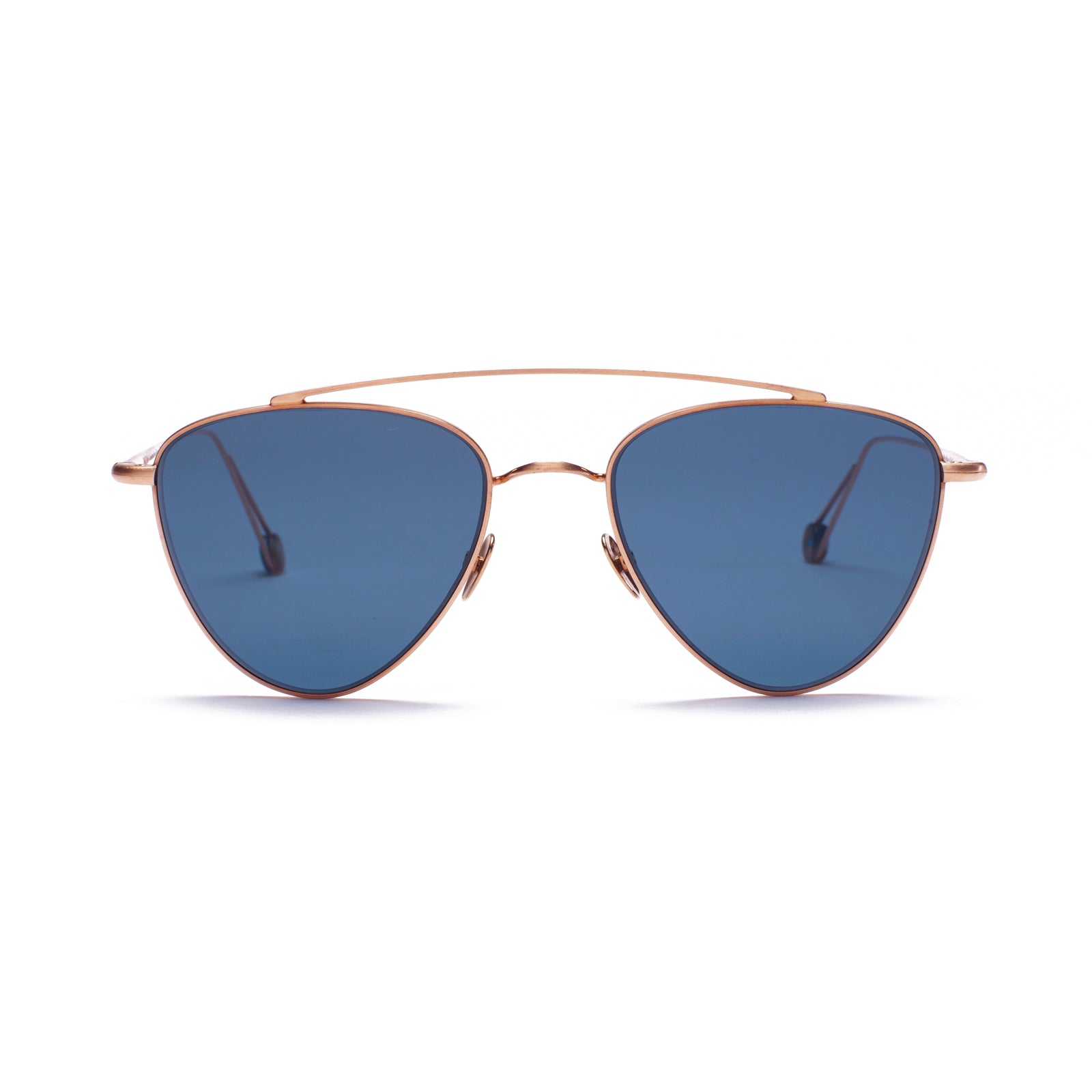 Pyramides Rose Gold/Blue - front