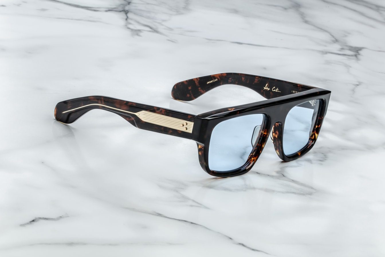 Jacques Marie Mage Ritz in 6D Tortoise Baby Blue - Side View