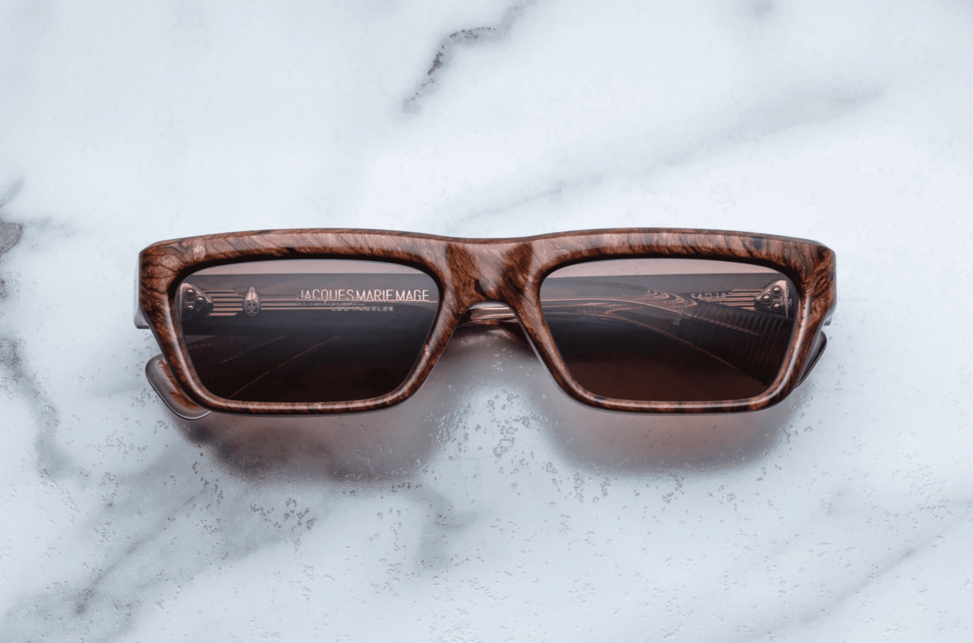Jacques Marie Mage Rush in 28 Burlwood Sweet Brown - Luxury Eyewear