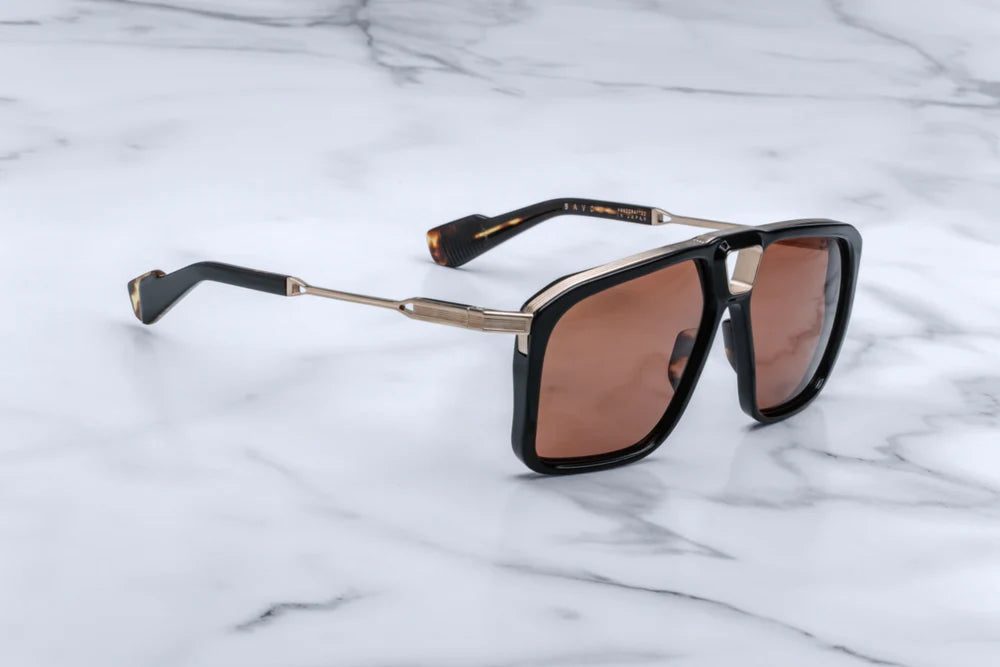 Jacques Marie Mage Savoy in 01 Noir Dark Tuscan - Side View