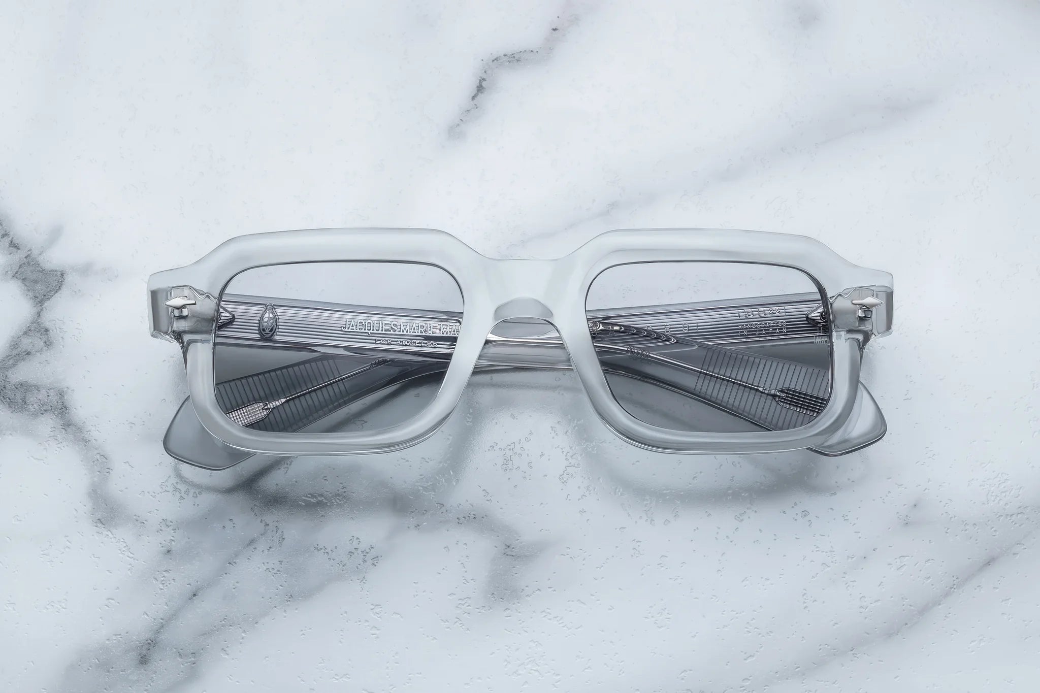 Jacques Marie Mage Sandro in 15Z Sulfur Dove - Luxury Eyewear