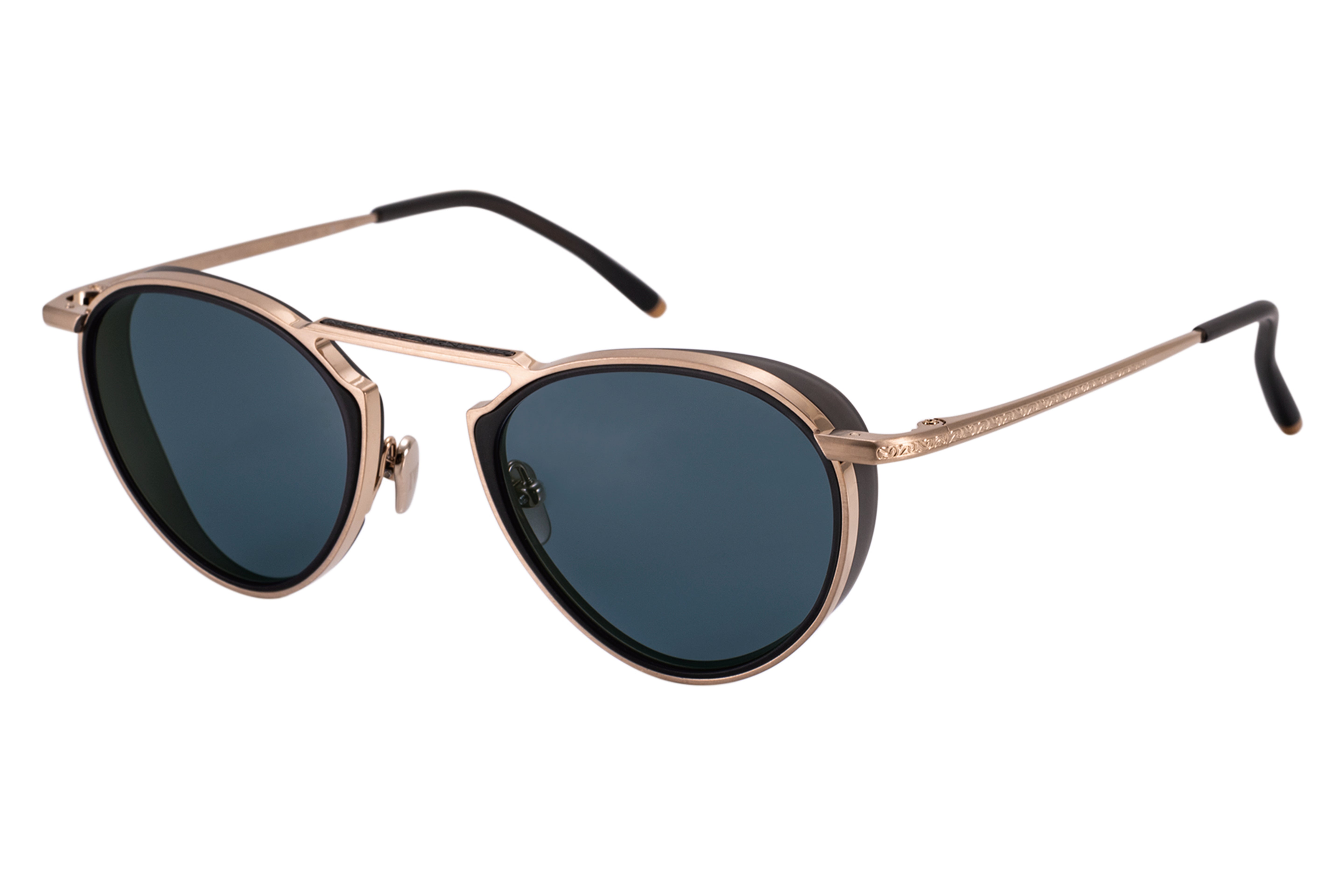 Masunaga x Kenzo Takada Sedna Sunglasses - S23 Black/Gold