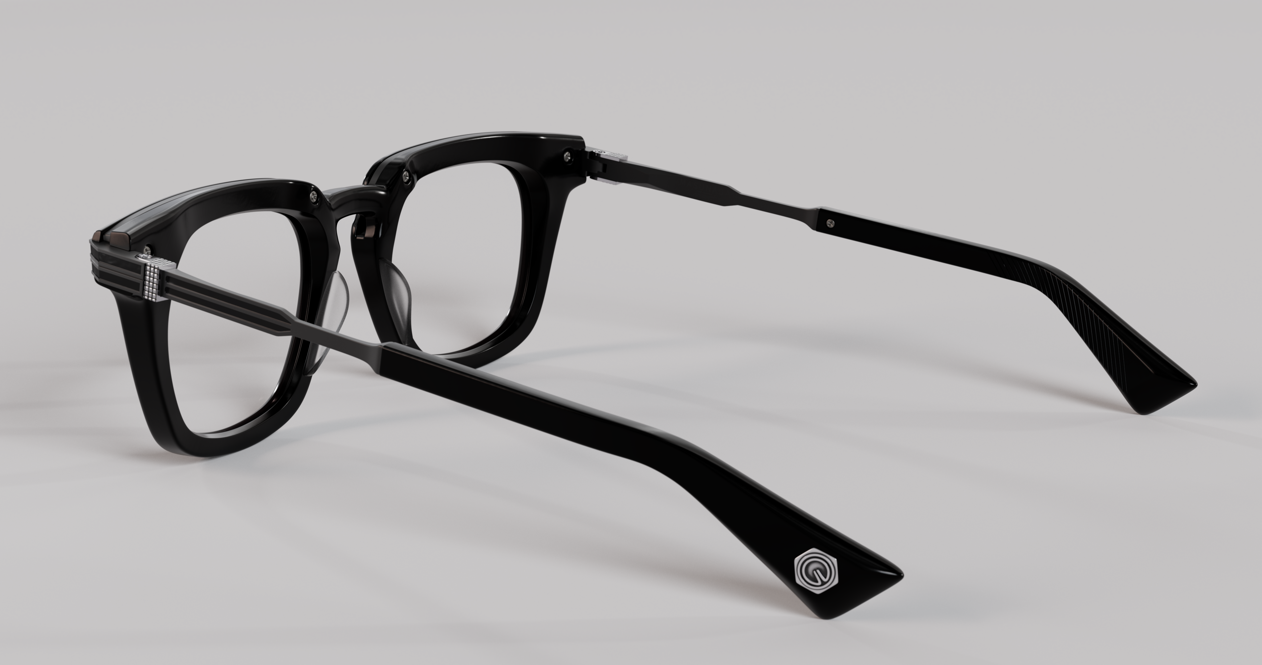 Masunaga MOC 005 Color C — Matte Black / Black