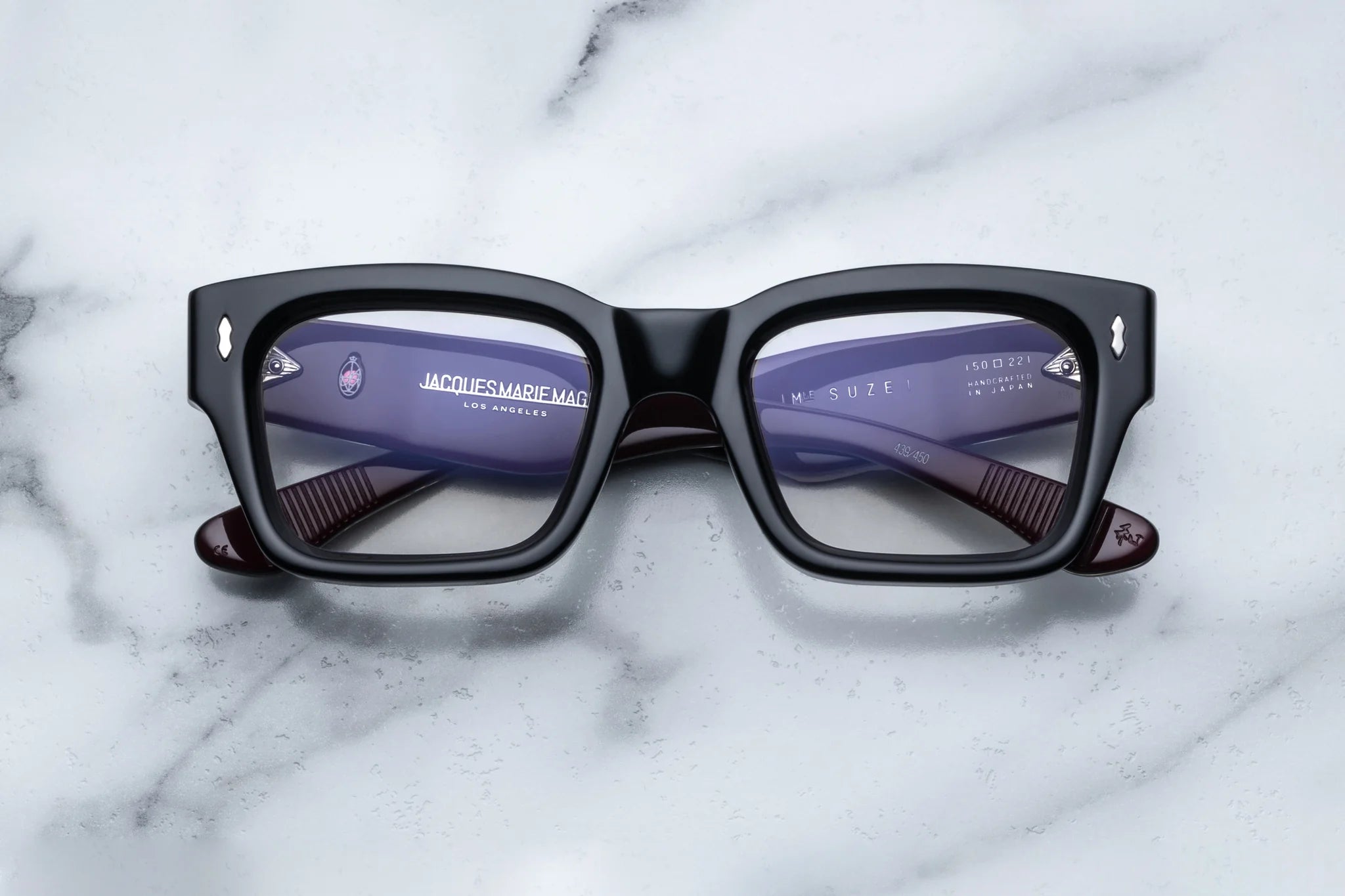 Jacques Marie Mage Suze in 6P Bloodstone Superlight Grey - Luxury Eyewear