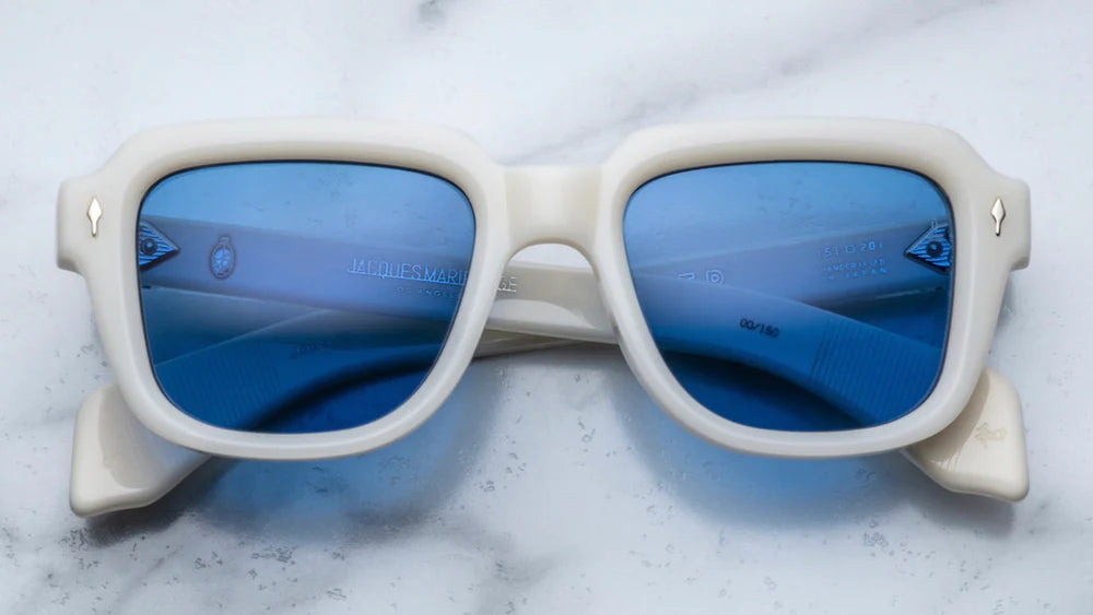 Jacques Marie Mage Taos in 15Q Mykonos Blue - Luxury Eyewear