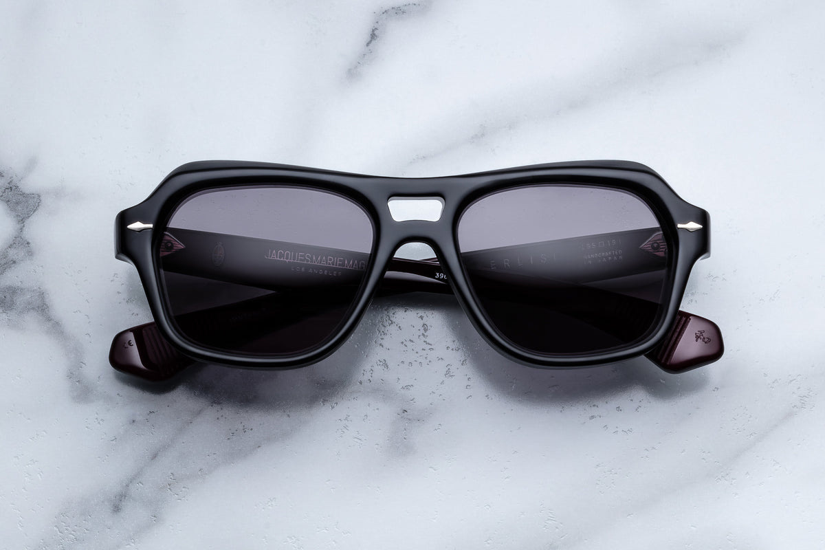 Jacques Marie Mage Tamerlis Sunglasses in 6P Bloodstone Jet