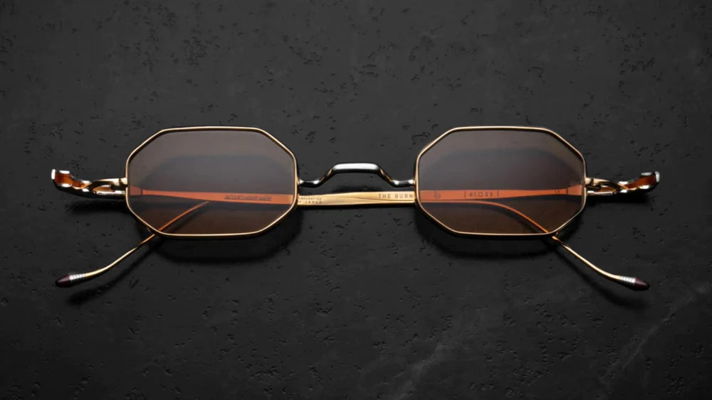 Jacques Marie Mage The Burn in 40 Gold Dark Bronze Gradient - Luxury Eyewear