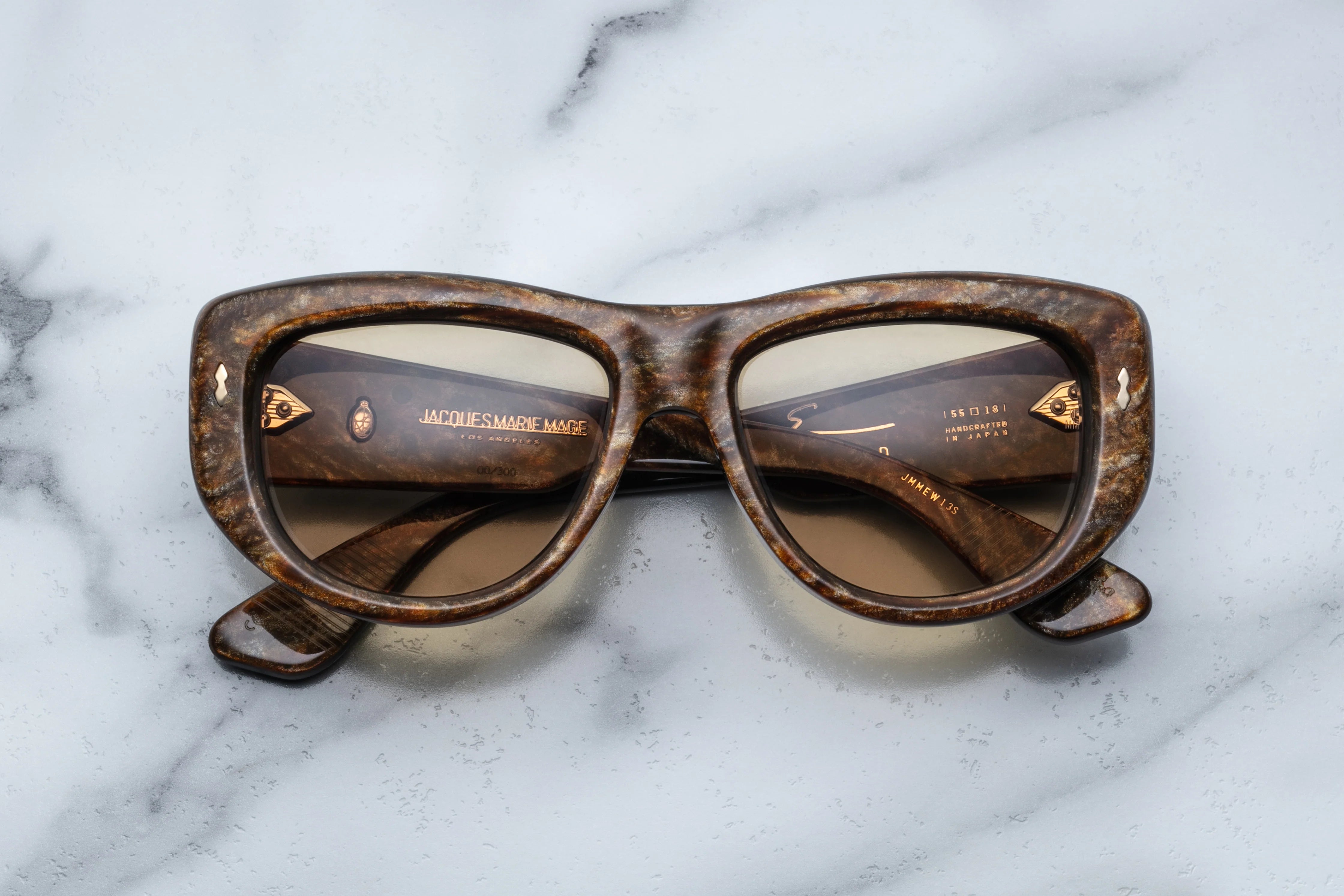 Jacques Marie Mage Erin Wasson The Sud in 13S Emmylou Sepia - Luxury Eyewear
