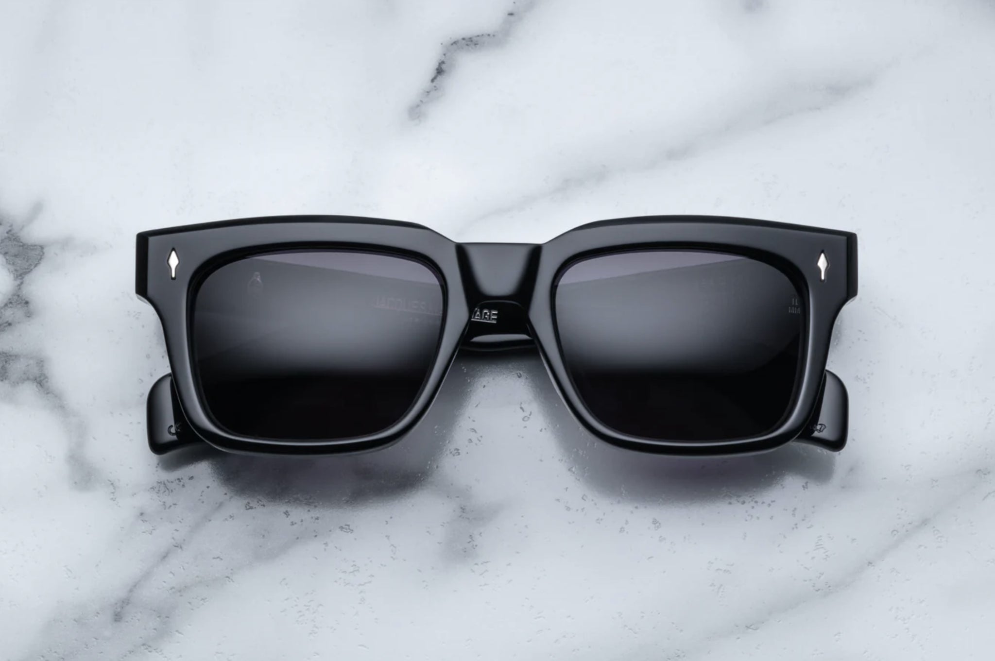 Jacques Marie Mage Torino in 88 New Black - Luxury Eyewear