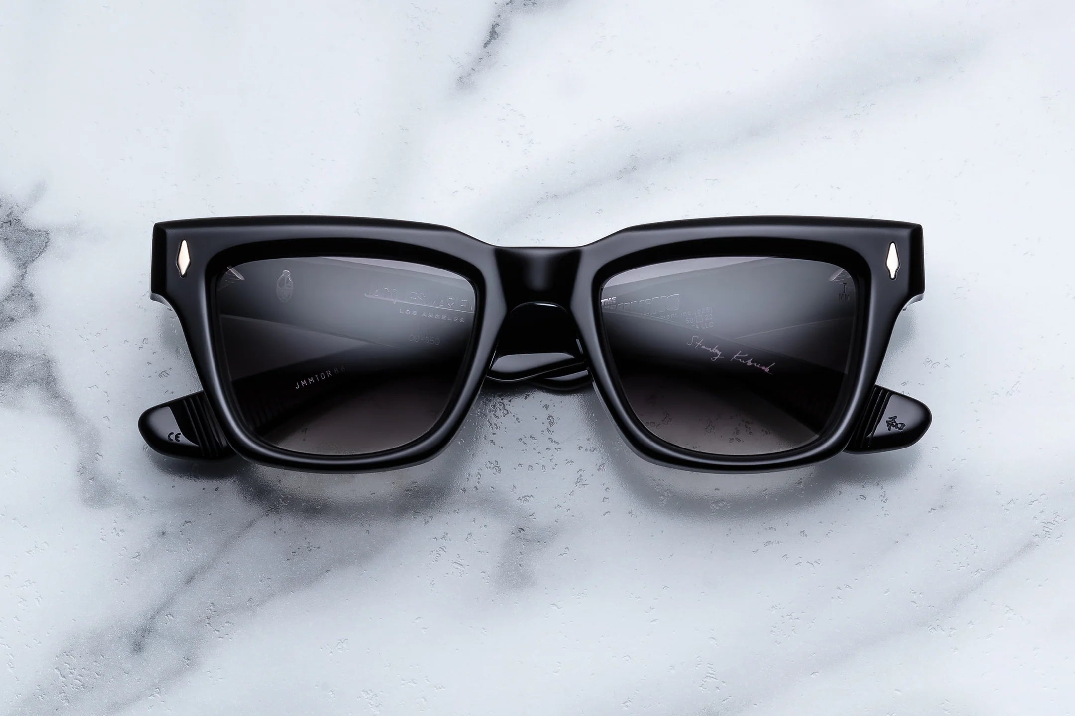 Jacques Marie Mage Torrance × Stanley Kubrick in 88 Black Crescent Gradient - Luxury Eyewear
