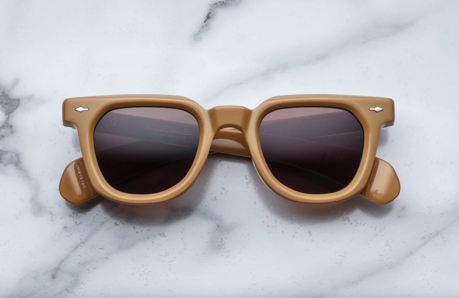 Jacques Marie Mage Vendome (Sunglasses) in 10R Suntan Sienna - Luxury Eyewear