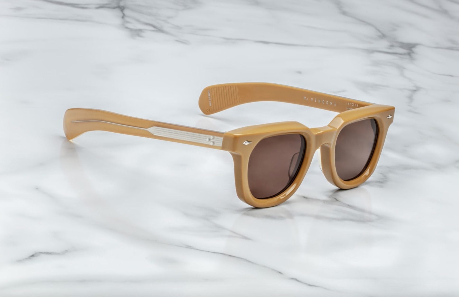 Jacques Marie Mage Vendome (Sunglasses) in 10R Suntan Sienna - Side View