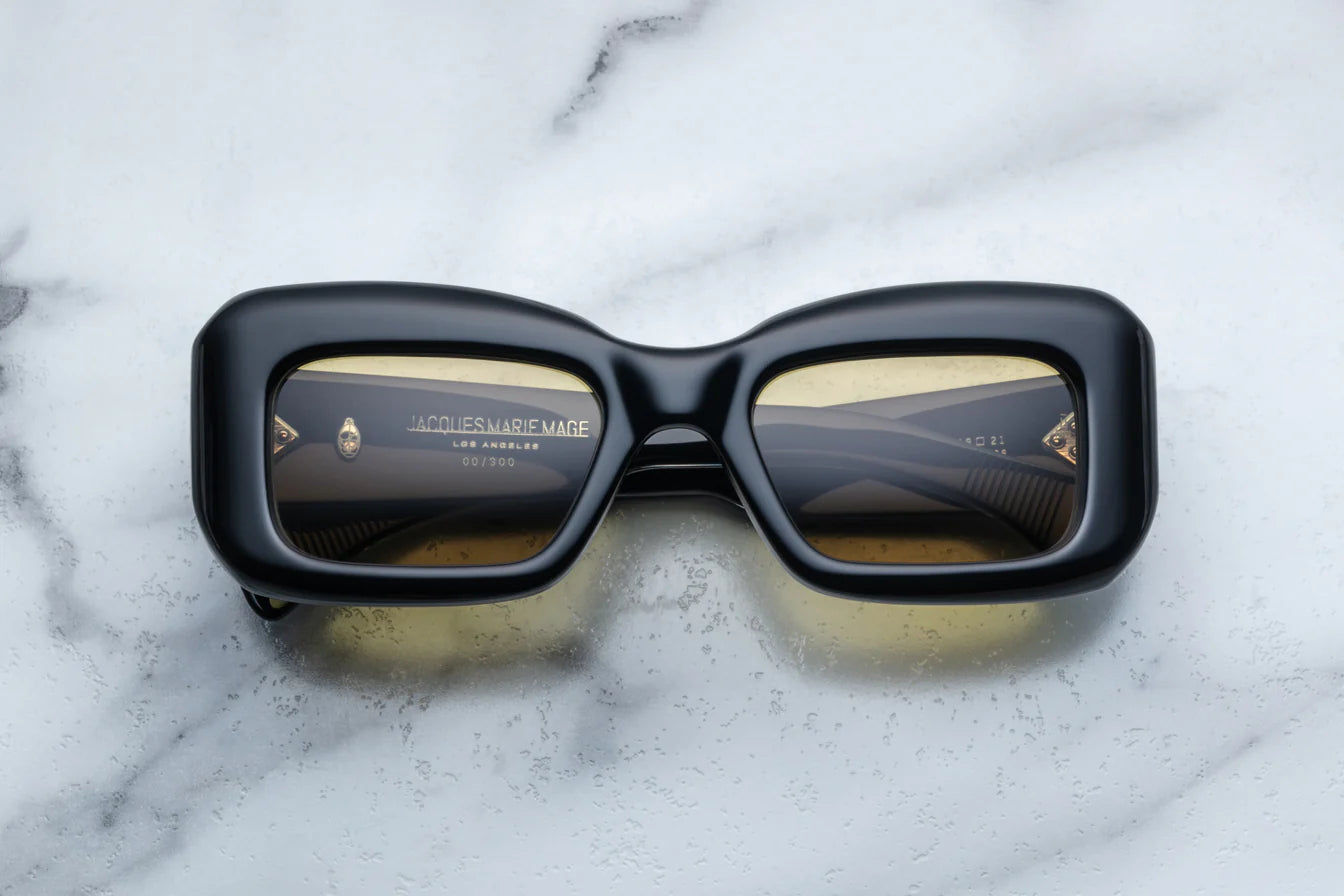 Jacques Marie Mage Vito in 26 Shadow Olive - Luxury Eyewear