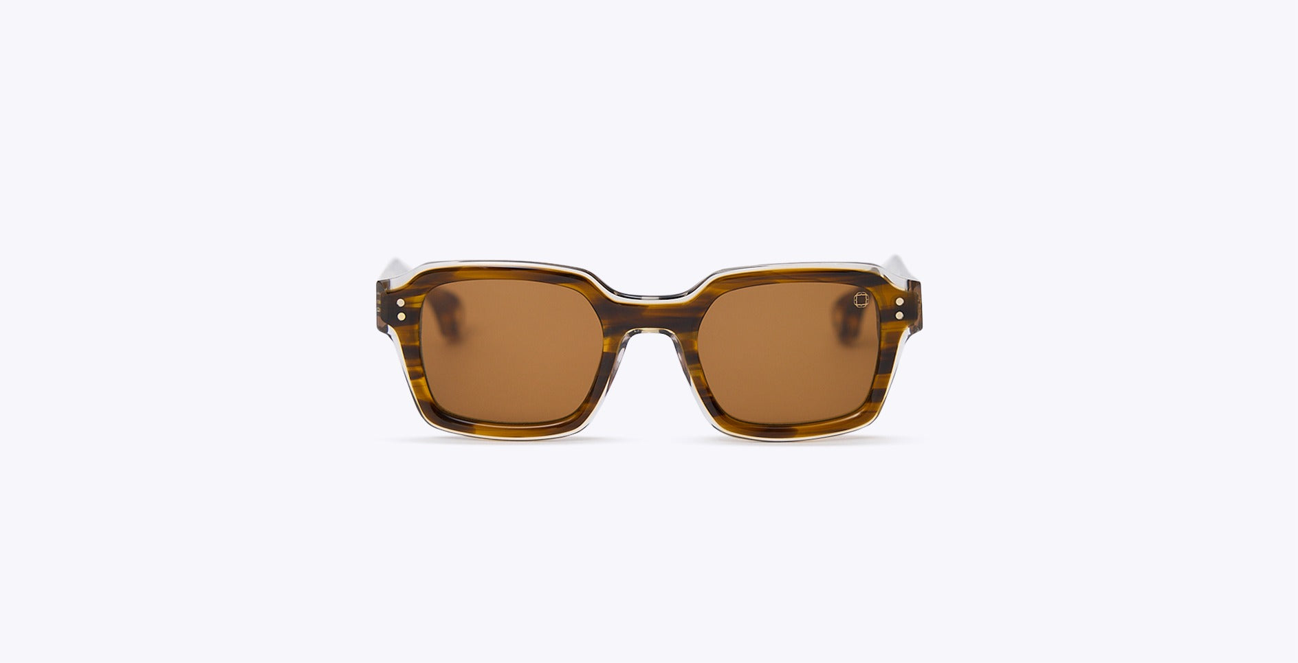 Blake Kuwahara Wagner Sunglasses in Light Brown Horn