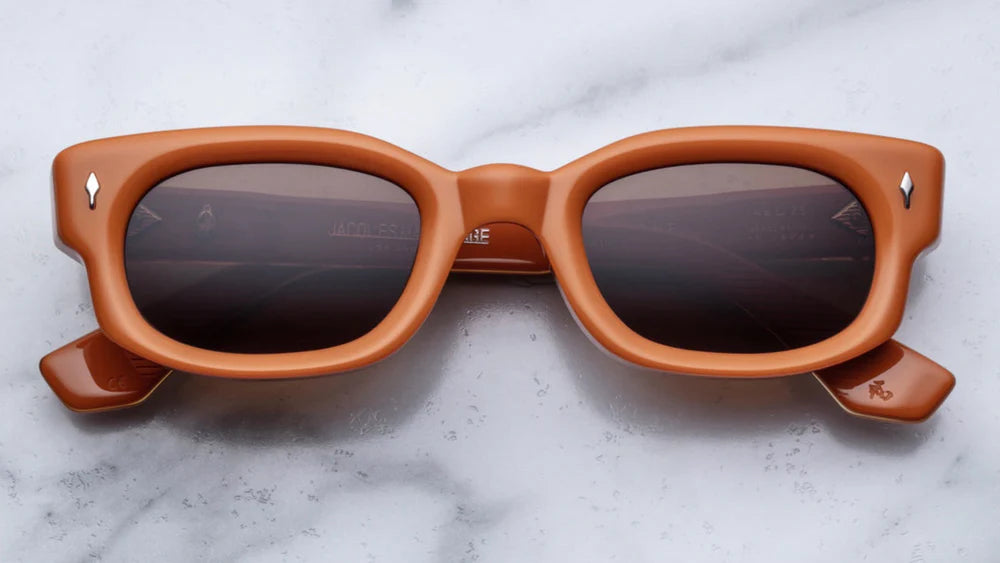Jacques Marie Mage Whiskeyclone in 15M Hot Rod Sienna - Luxury Eyewear