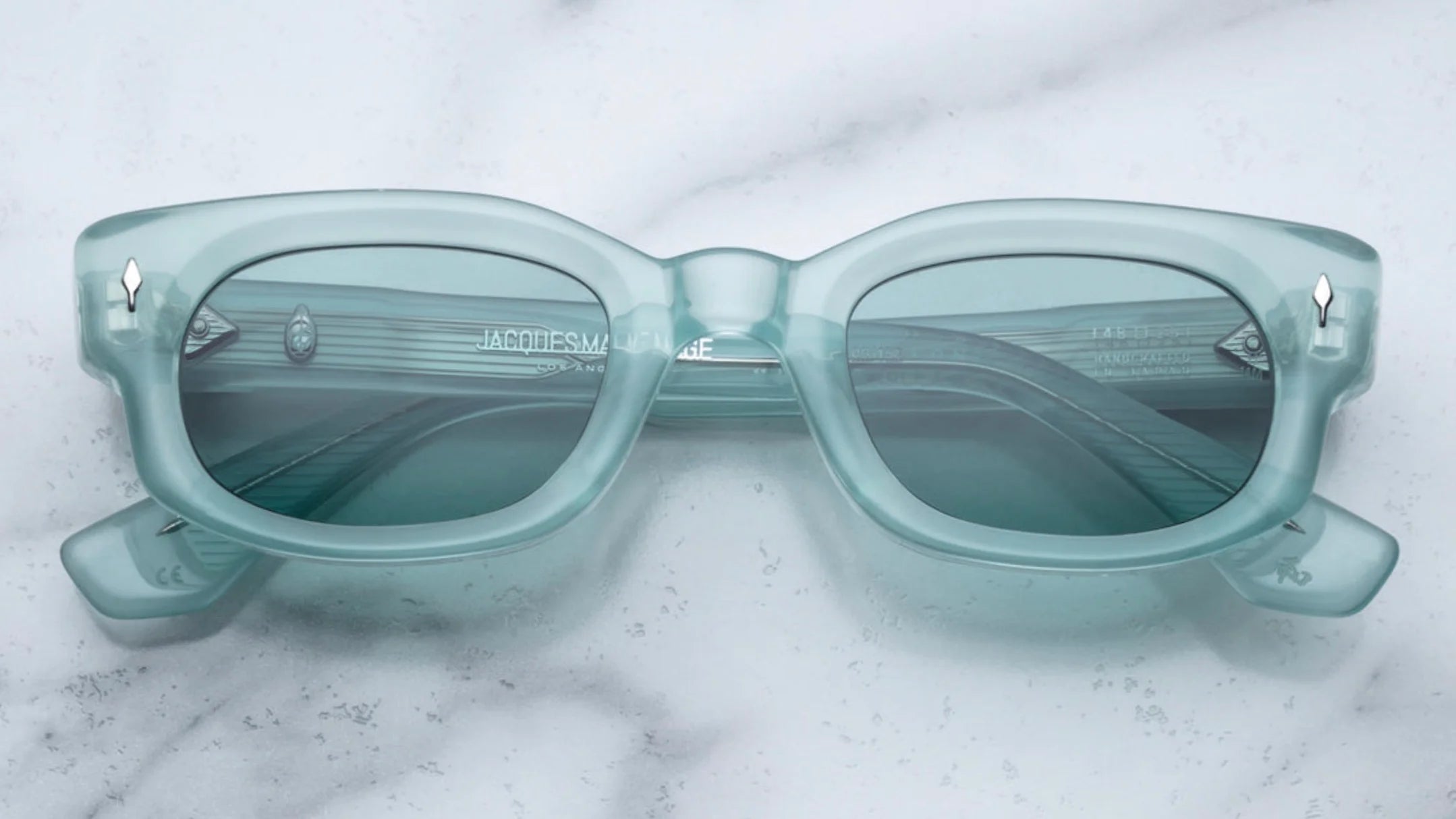 Jacques Marie Mage Whiskeyclone in 15V Piscine Turquoise - Luxury Eyewear