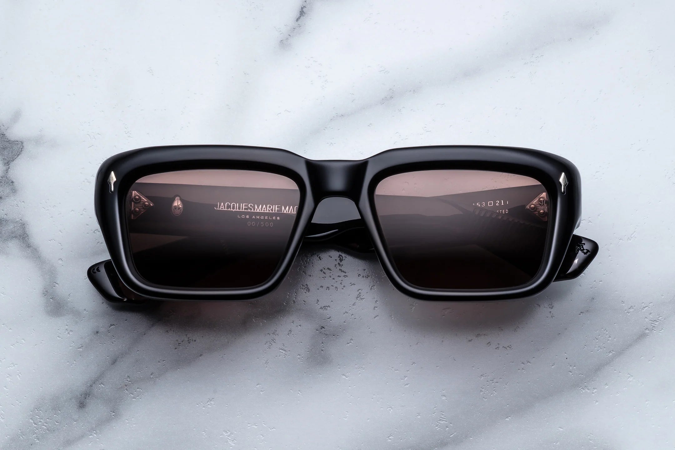 Jacques Marie Mage Walker in 18K Willow Deep Brown - Luxury Eyewear