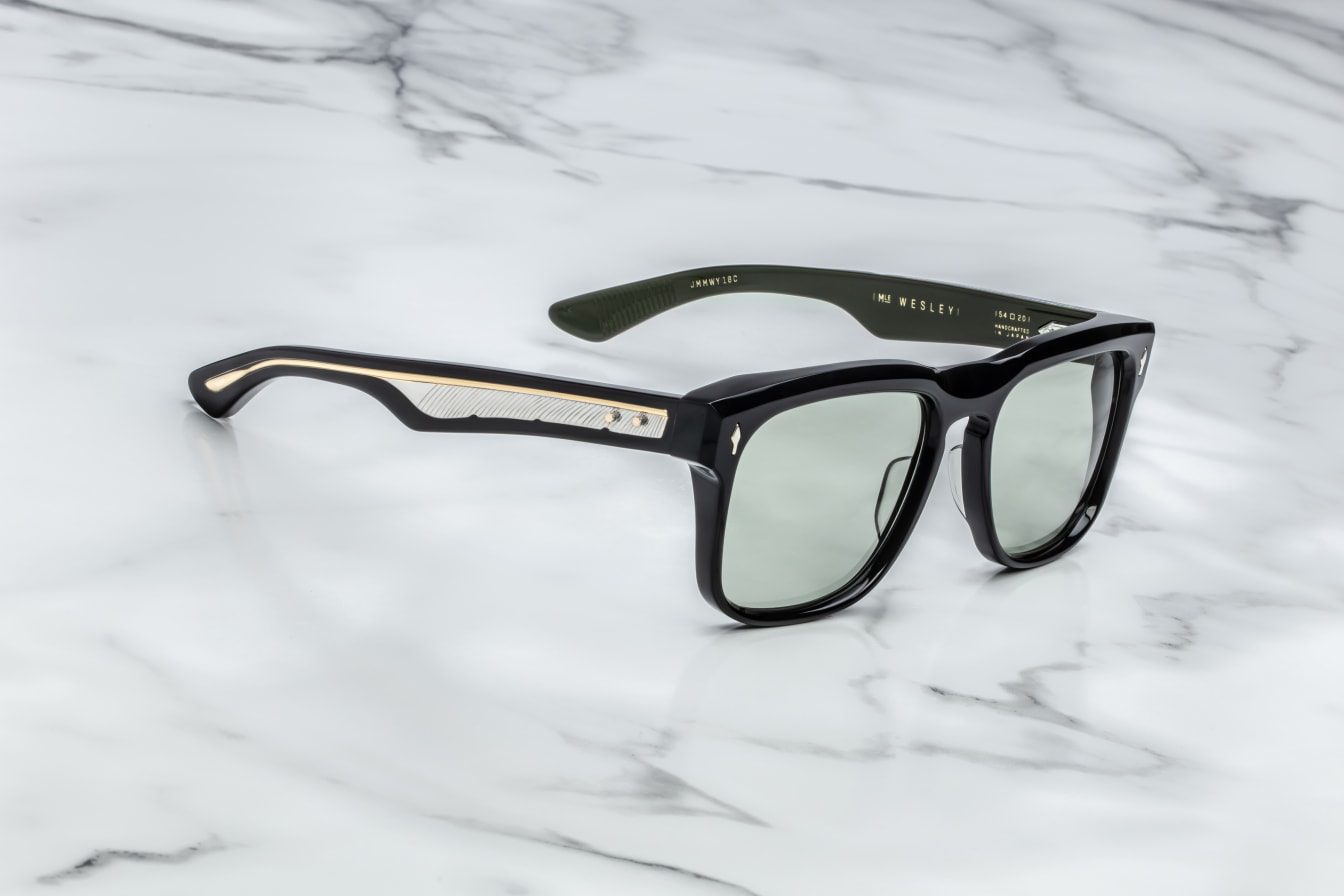 Jacques Marie Mage Wesley in 16C Cobra Light Bottle Green - Side View