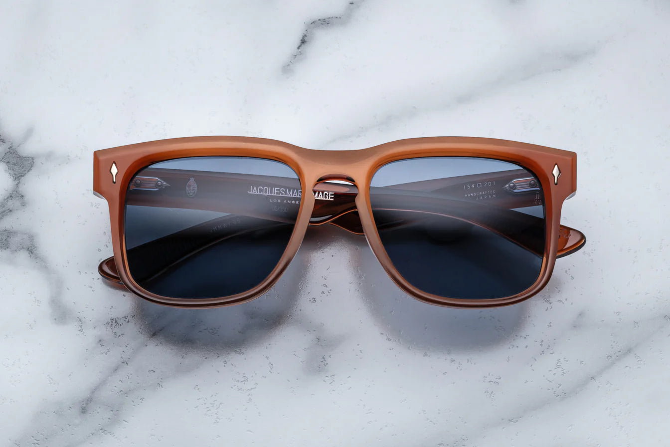 Jacques Marie Mage Wesley in 66 Rootbeer Marine - Luxury Eyewear
