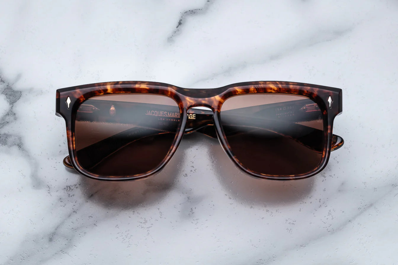 Jacques Marie Mage Wesley in 15D Samoa Sienna - Luxury Eyewear