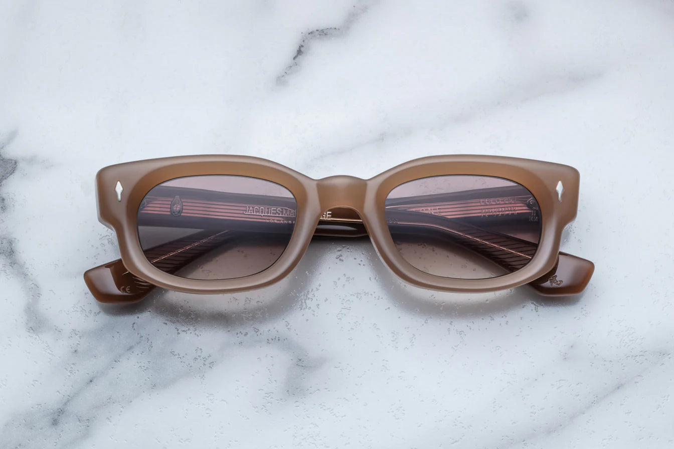 Jacques Marie Mage Whiskeyclone in 11W Birch Cognac - Luxury Eyewear
