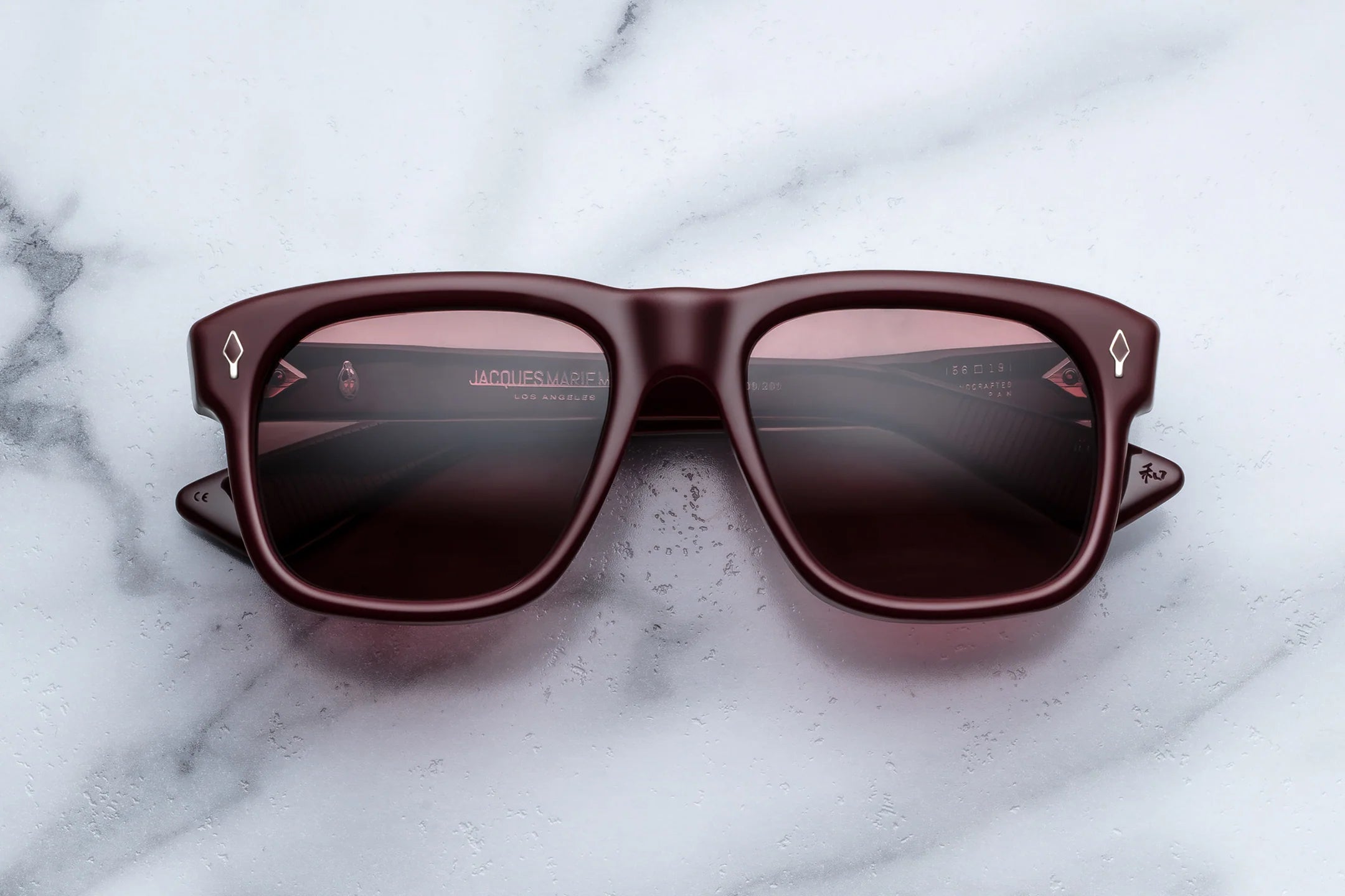 Jacques Marie Mage Epoxy II Epoxy Ii Yves in R12 Cassis Ruby - Luxury Eyewear