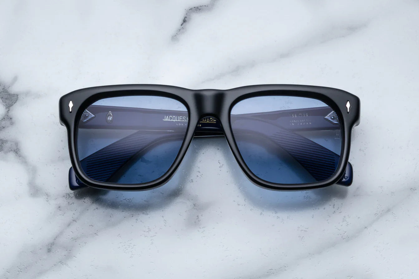 Jacques Marie Mage Yves (Sunglasses) in 16D Seine Cerulean - Luxury Eyewear