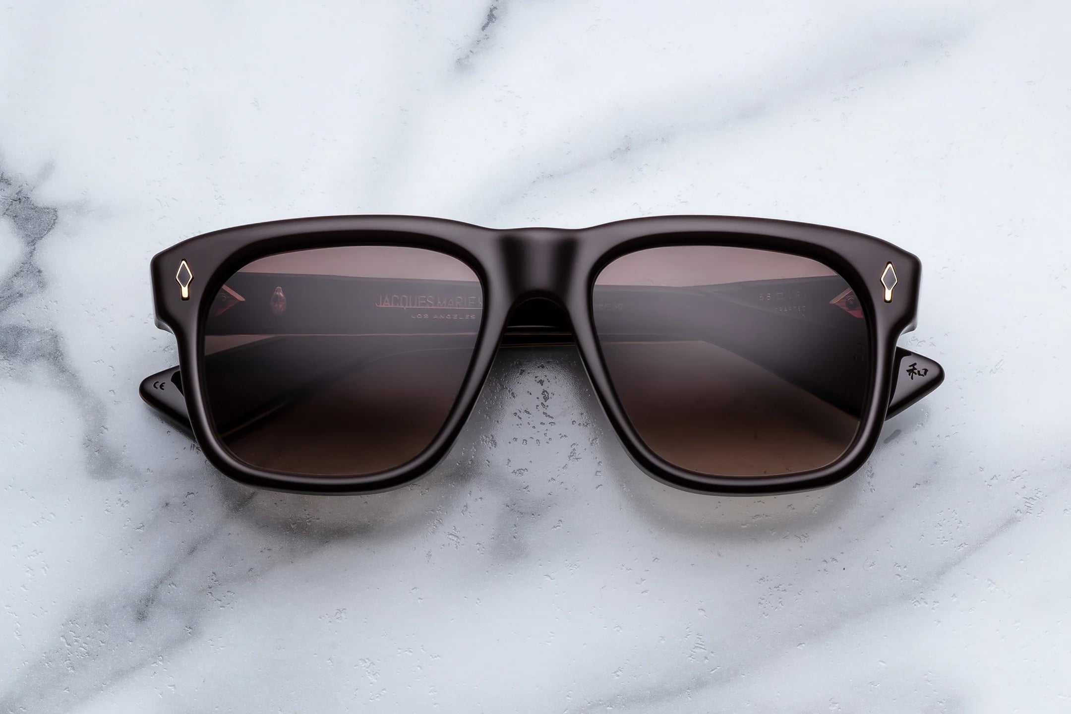 Jacques Marie Mage Epoxy II Epoxy Ii Yves in B17 Ganache Choco Gradient - Luxury Eyewear