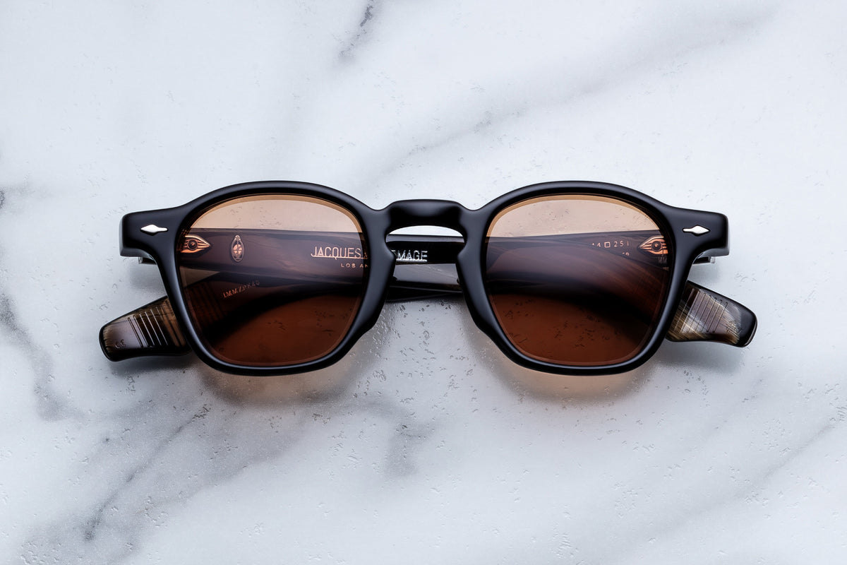 Jacques Marie Mage Zephirin 44 Sunglasses in K40 Brun Tuscan