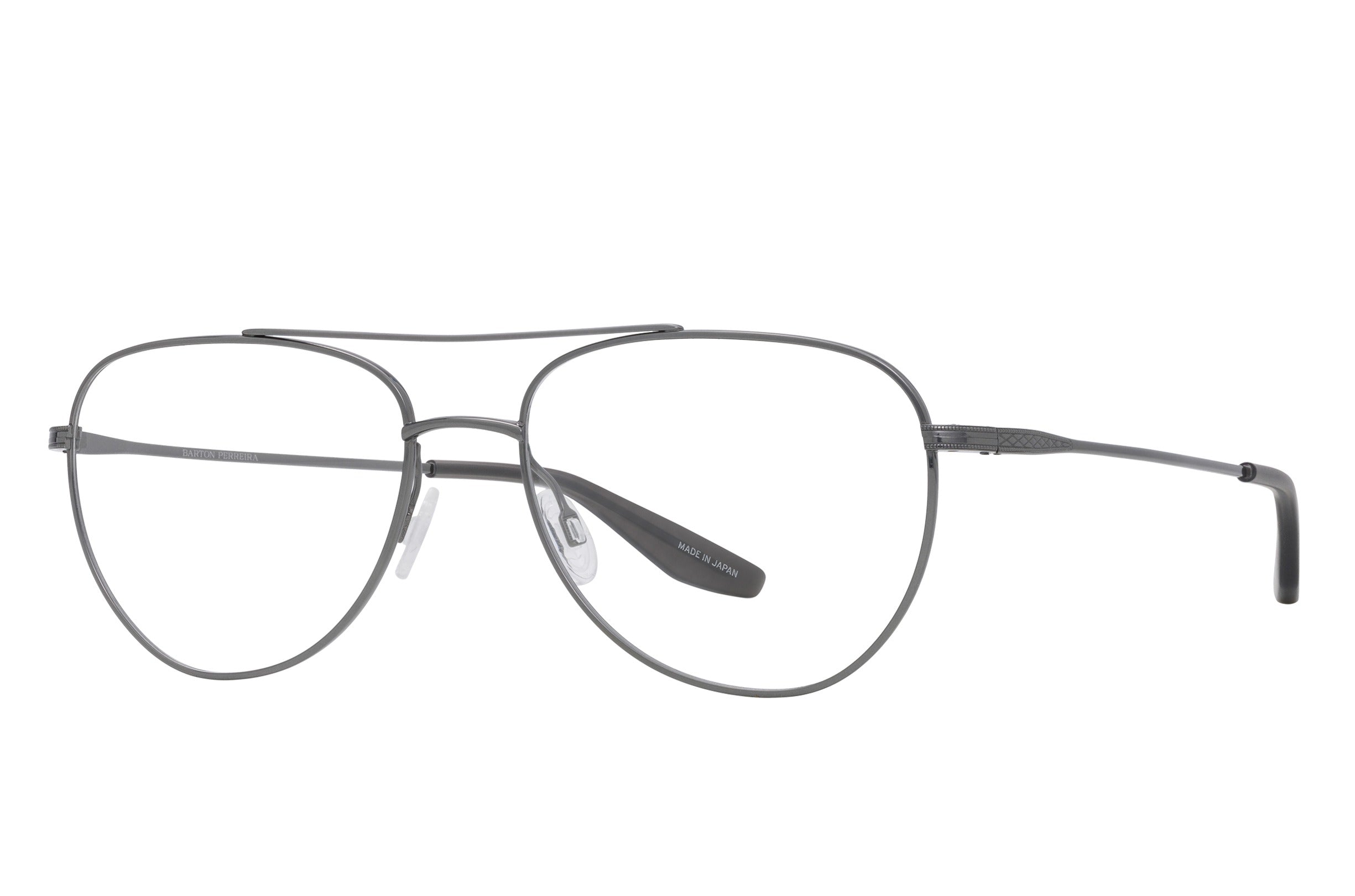 Barton Perreira Aerial eyeglasses in Gun Metal at Visionary Optics NYC