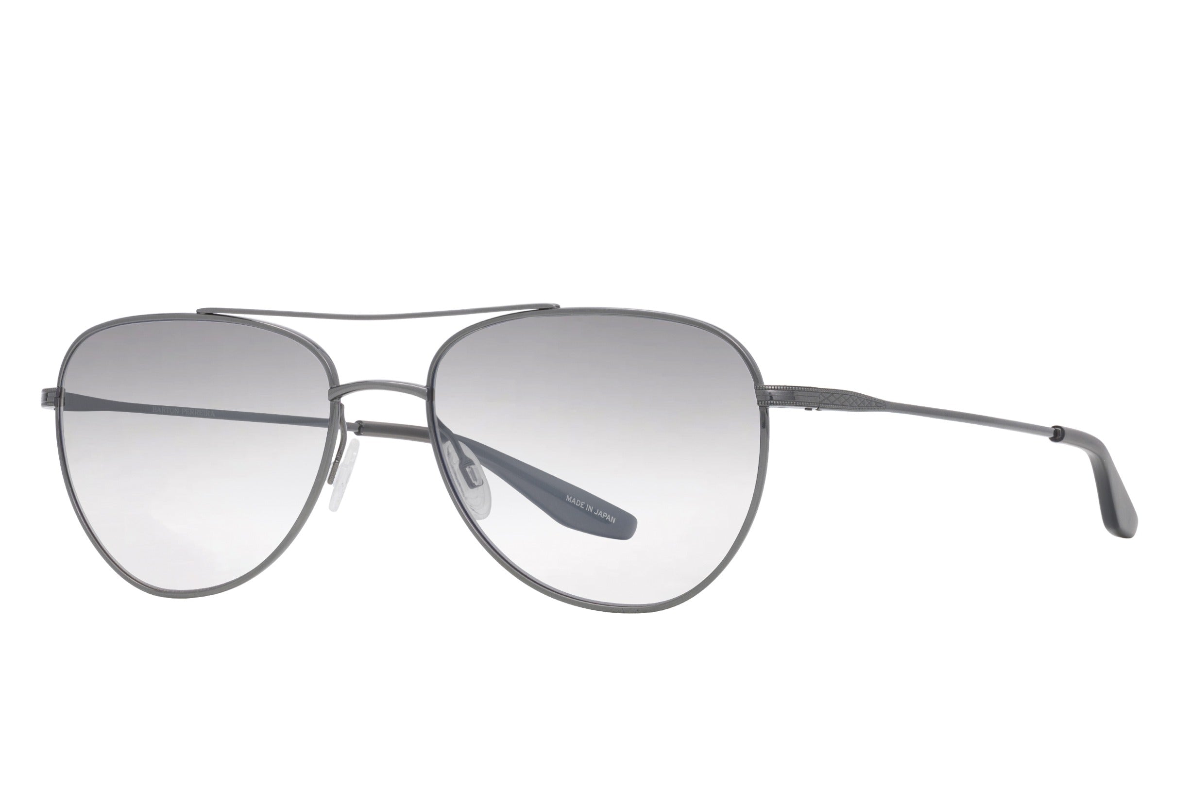 Barton Perreira Aerial sunglasses in Gun Metal / Smoke Mirror at Visionary Optics NYC