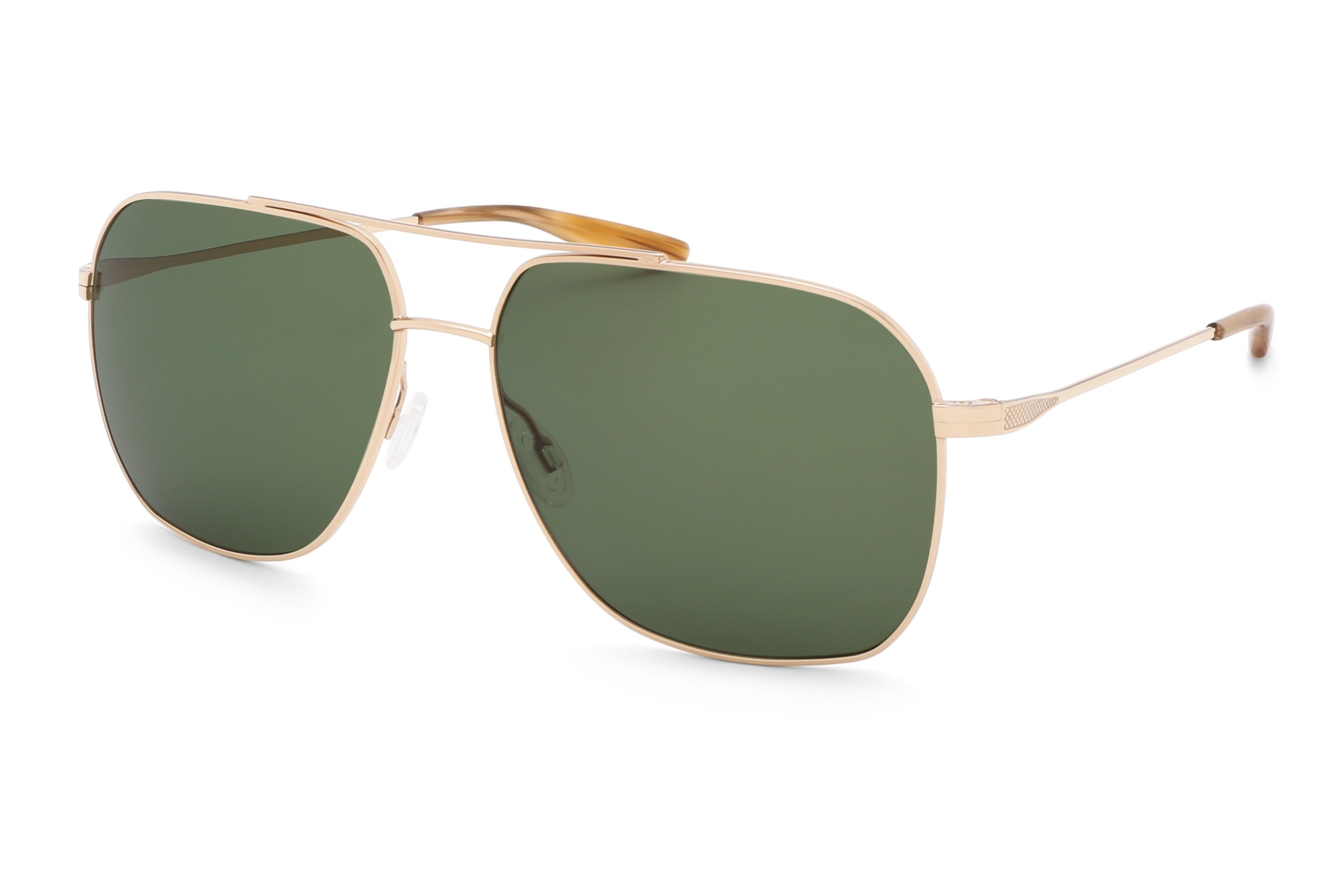 Barton Perreira Aeronaut sunglasses in Gold / Bottle Green at Visionary Optics NYC