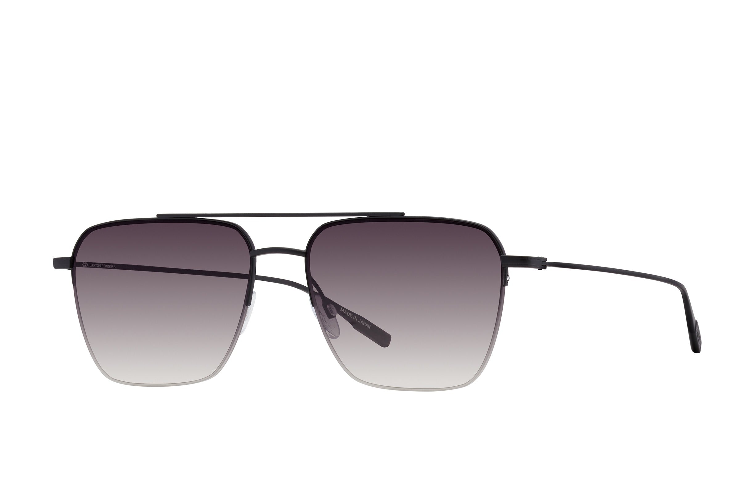 Barton Perreira Armstrong sunglasses in Black Satin at Visionary Optics NYC