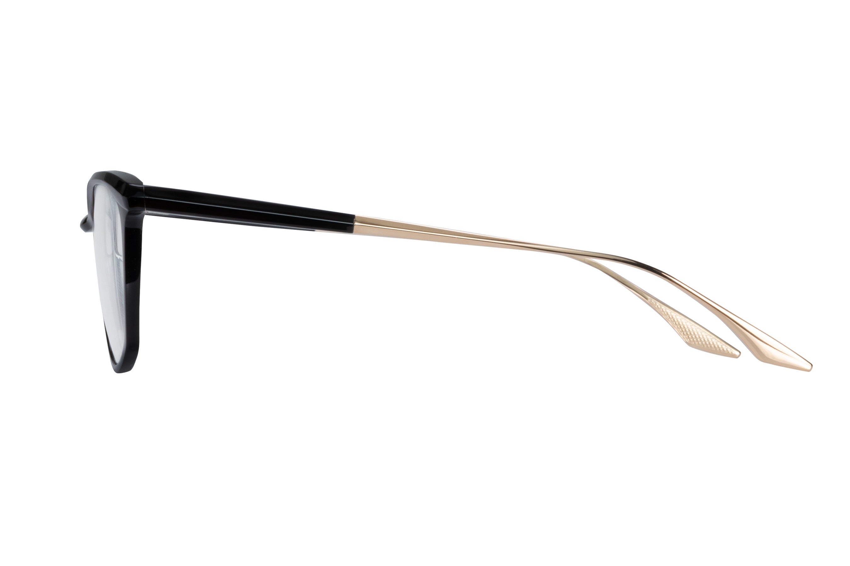 Barton Perreira Bader eyeglasses in Black / Gold at Visionary Optics NYC